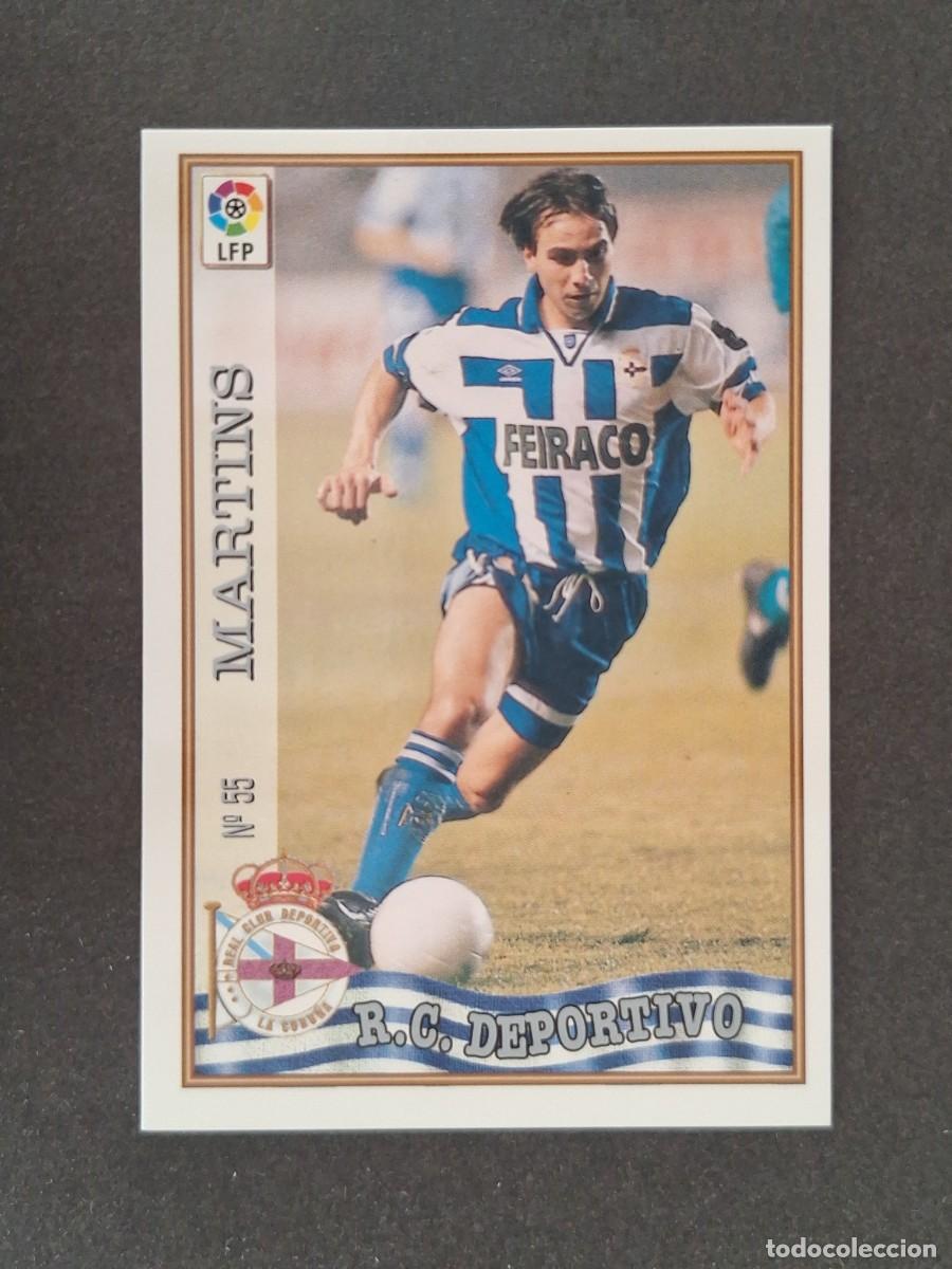 Cromos de f&uacute;tbol: L1 MARTINS DEPORTIVO DE LA CORU&Ntilde;A 55 MUNDICROMO LAS FICHAS DE LA LIGA 1997/1998 97 98