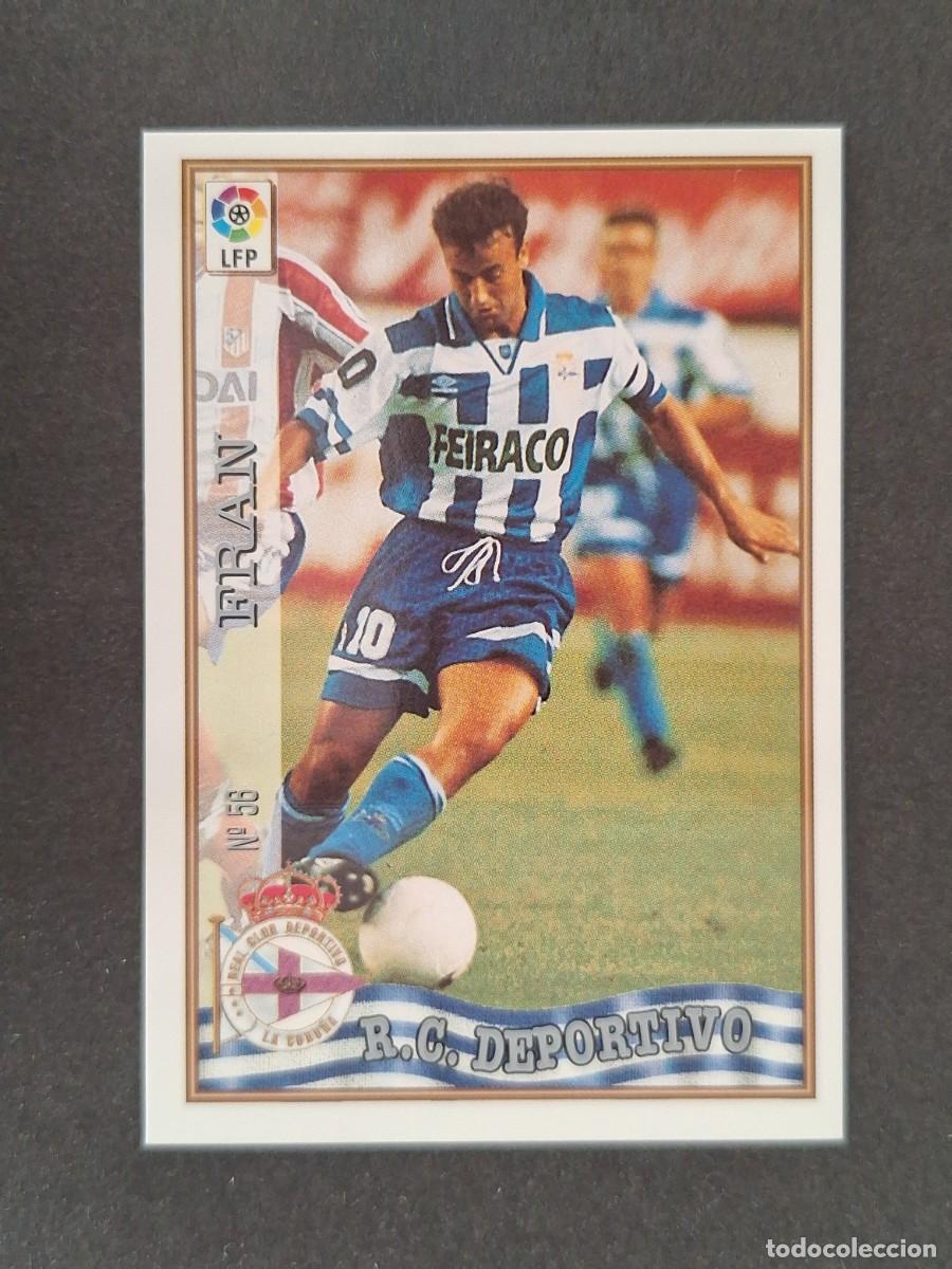 Cromos de f&uacute;tbol: L1 FRAN DEPORTIVO DE LA CORU&Ntilde;A 56 MUNDICROMO LAS FICHAS DE LA LIGA 1997/1998 97 98