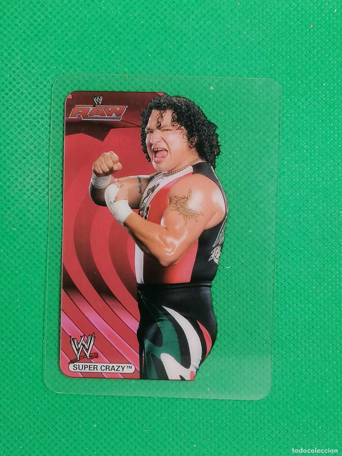 Cromos de f&uacute;tbol: 56 SUPER CRAZY LAMINCARDS ⚜️ WORLD WRESTLING NEW EDITION EDIBAS MUNDICROMO 07 2007 ⚜️
