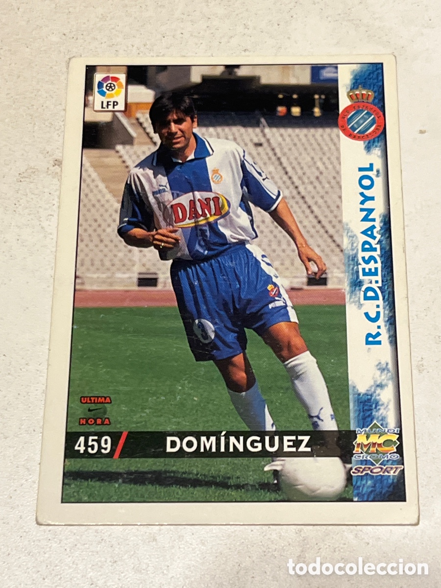 Cromos de f&uacute;tbol: Cromo Mundi Cromo Sport N&deg;459 Dom&iacute;nguez R.C.D Epanyol Liga 98-99