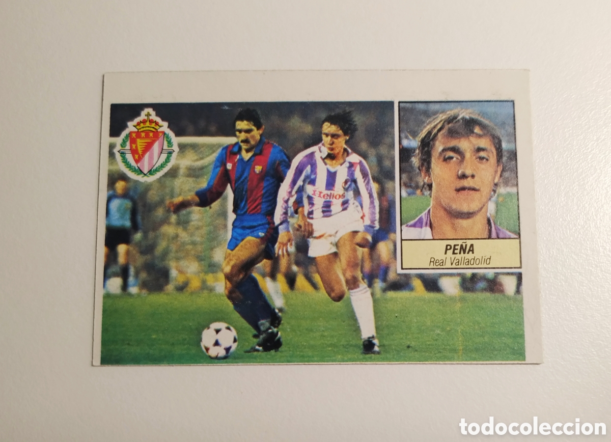 Cromos de f&uacute;tbol: L3 PE&Ntilde;A REAL VALLADOLID COLOCA LIGA ESTE 1984 1985 84 85, EDICIONES ESTE