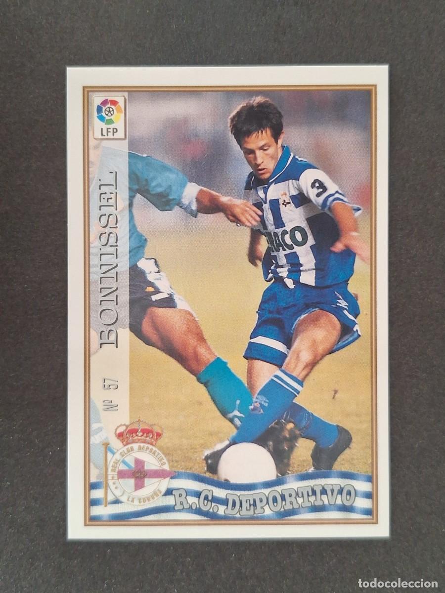 Cromos de f&uacute;tbol: L1 BONNISSEL DEPORTIVO DE LA CORU&Ntilde;A 57 MUNDICROMO LAS FICHAS DE LA LIGA 1997/1998 97 98