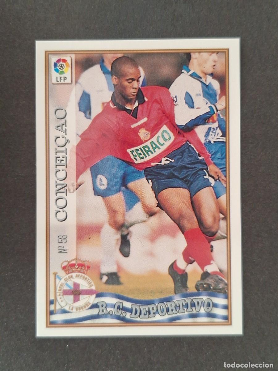 Cromos de f&uacute;tbol: L1 CONCEI&Ccedil;AO DEPORTIVO DE LA CORU&Ntilde;A 58 MUNDICROMO LAS FICHAS DE LA LIGA 1997/1998 97 98