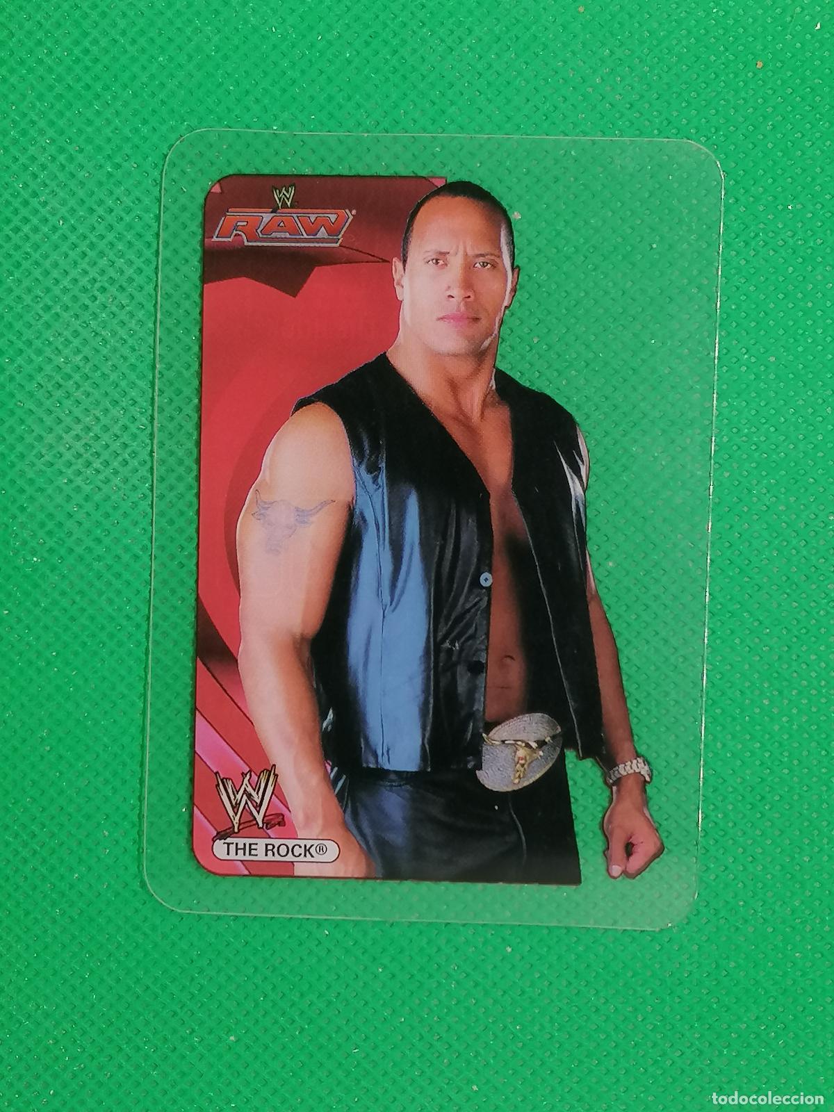 Fu&szlig;ball-Sticker: 57 THE ROCK LAMINCARDS ⚜️ WORLD WRESTLING NEW EDITION EDIBAS MUNDICROMO 07 2007 ⚜️
