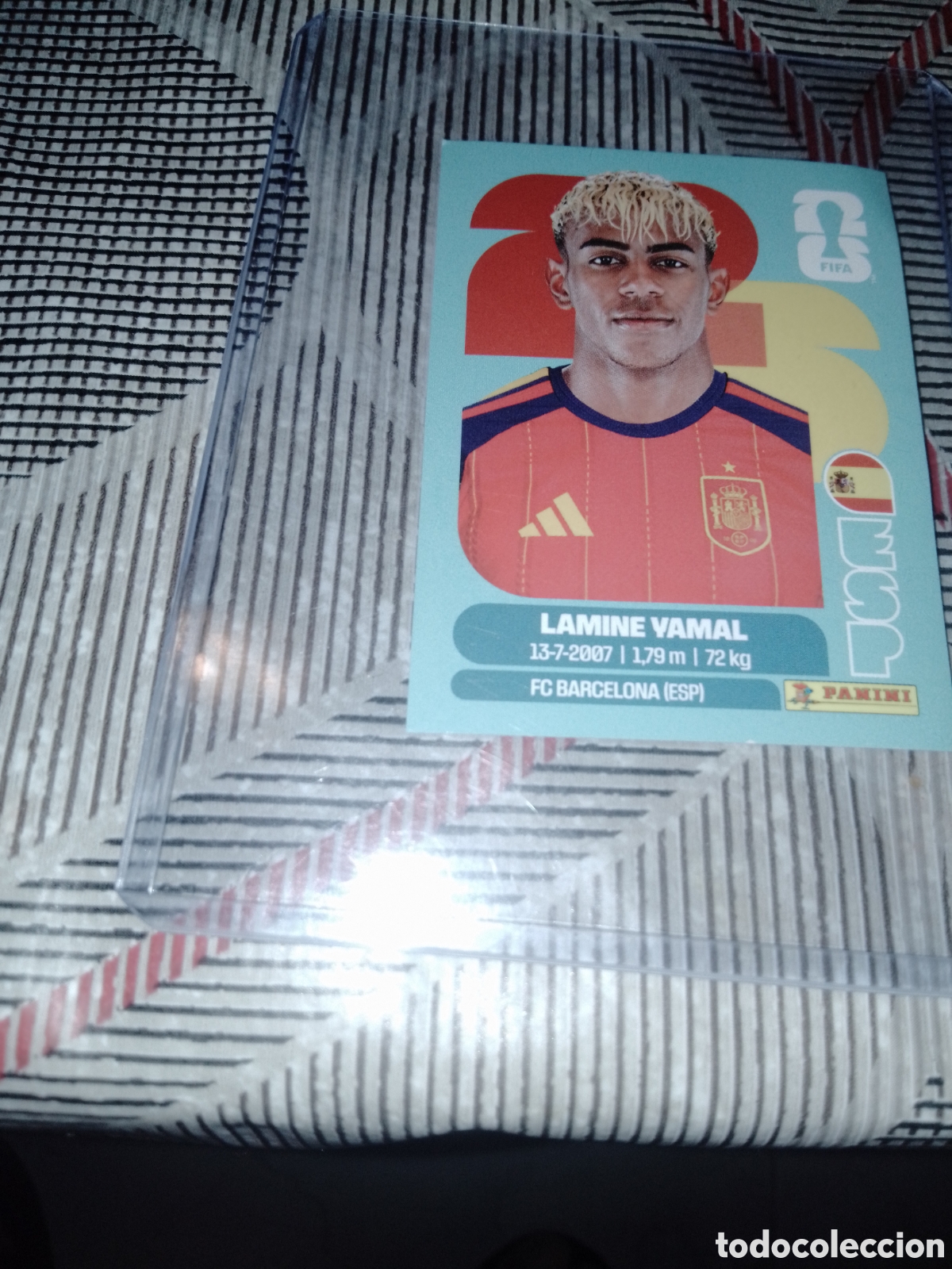 Football Stickers: LAMINE YAMAL ESPA&Ntilde;A ESO 15 MUNDIAL FUTBOL 2026 FIFA WORLD CUP PANINI