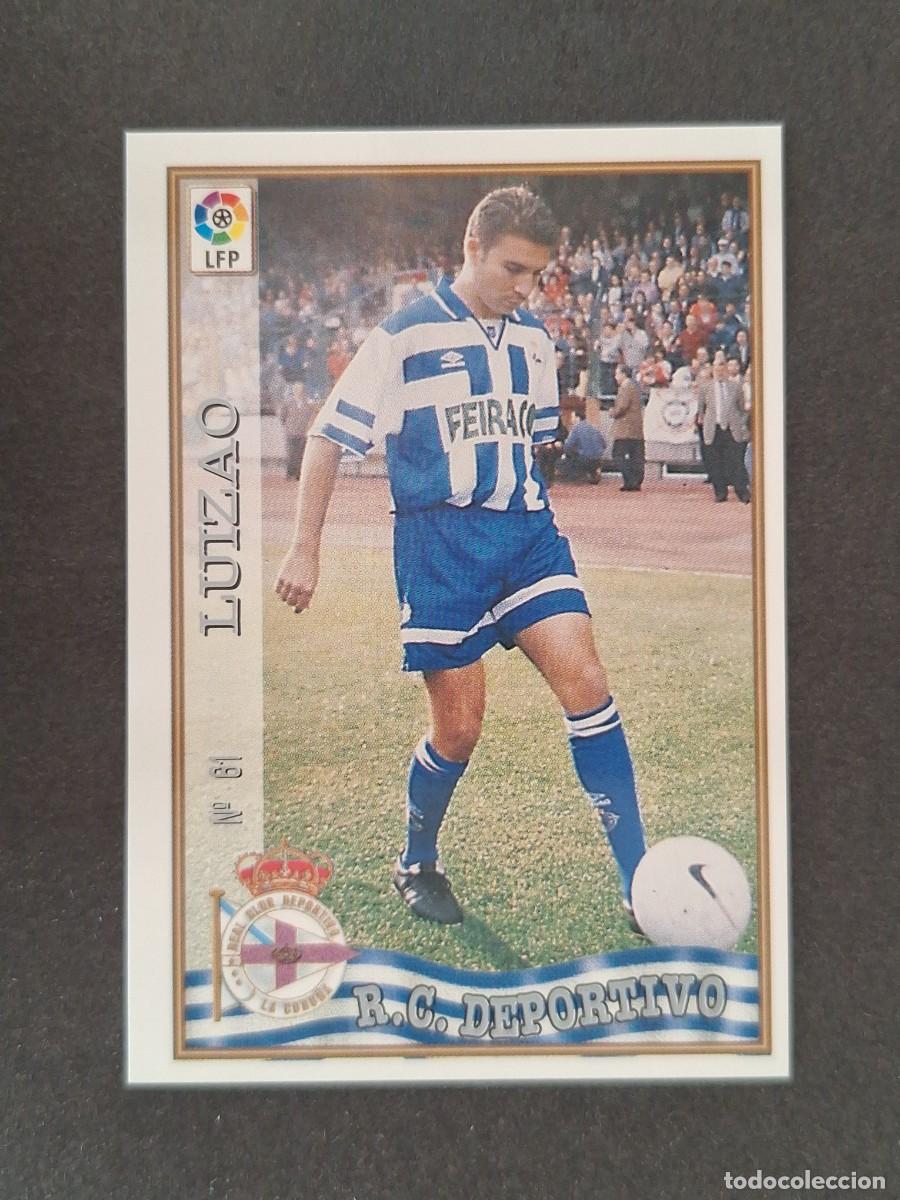 Football Stickers: L1 LUIZAO DEPORTIVO DE LA CORU&Ntilde;A 61 MUNDICROMO LAS FICHAS DE LA LIGA 1997/1998 97 98