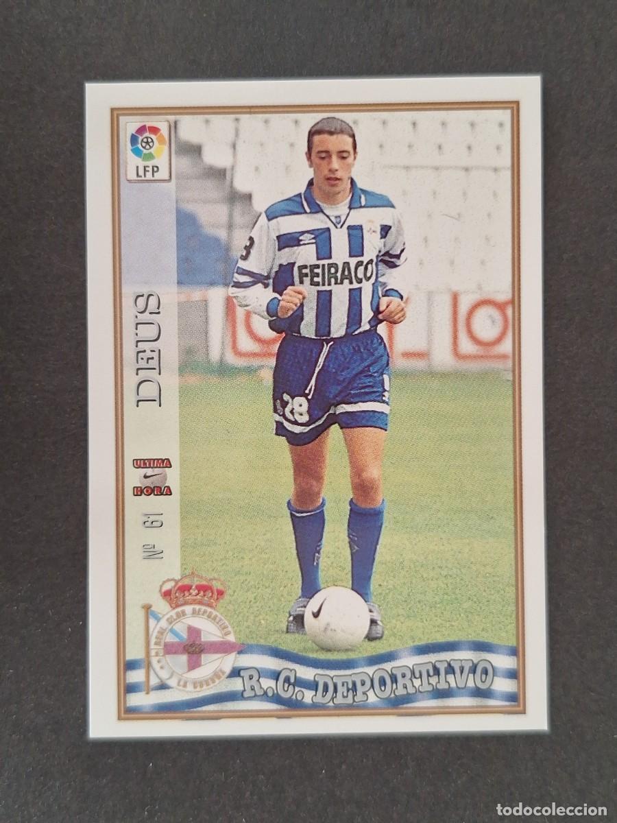 Football Stickers: L1 DEUS DEPORTIVO DE LA CORU&Ntilde;A 61 ULTIMA HORA MUNDICROMO LAS FICHAS DE LA LIGA 1997/1998 97 98