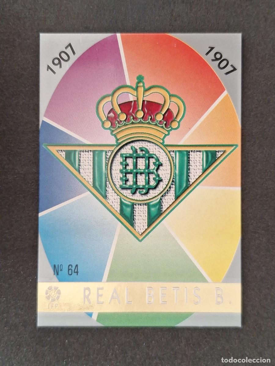 Fu&szlig;ball-Sticker: L1 ESCUDO REAL BETIS BALOMPIE 64 MUNDICROMO LAS FICHAS DE LA LIGA 1997/1998 97 98