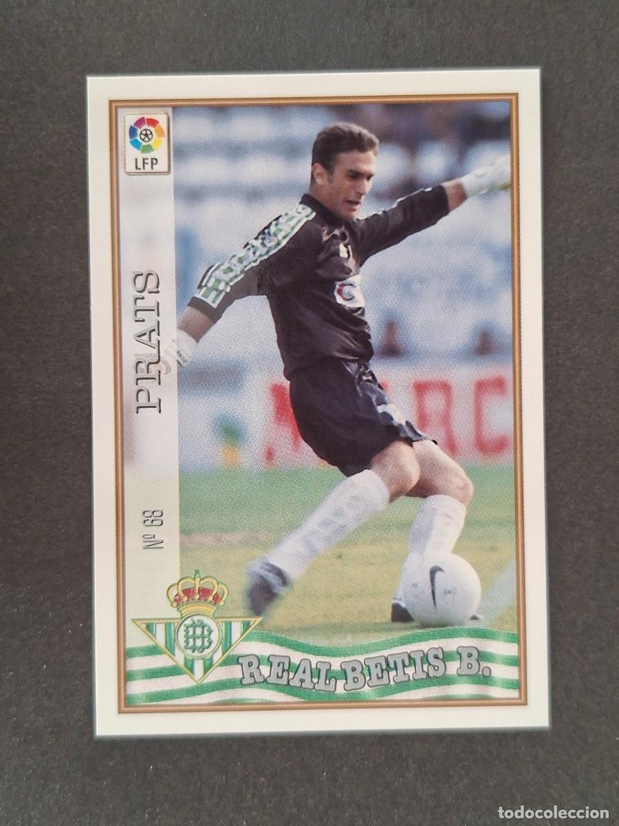 Football Stickers: L1 PRATS REAL BETIS BALOMPIE 68 MUNDICROMO LAS FICHAS DE LA LIGA 1997/1998 97 98