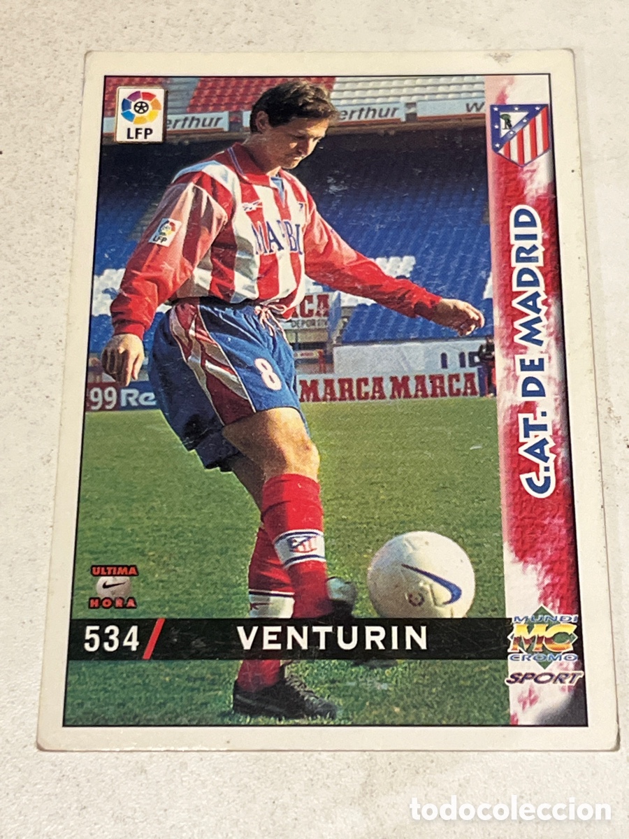 Cromos de f&uacute;tbol: Cromo Mundi Cromo Sport N&deg;534 Venturin C. AT de Madrid Liga 98-99