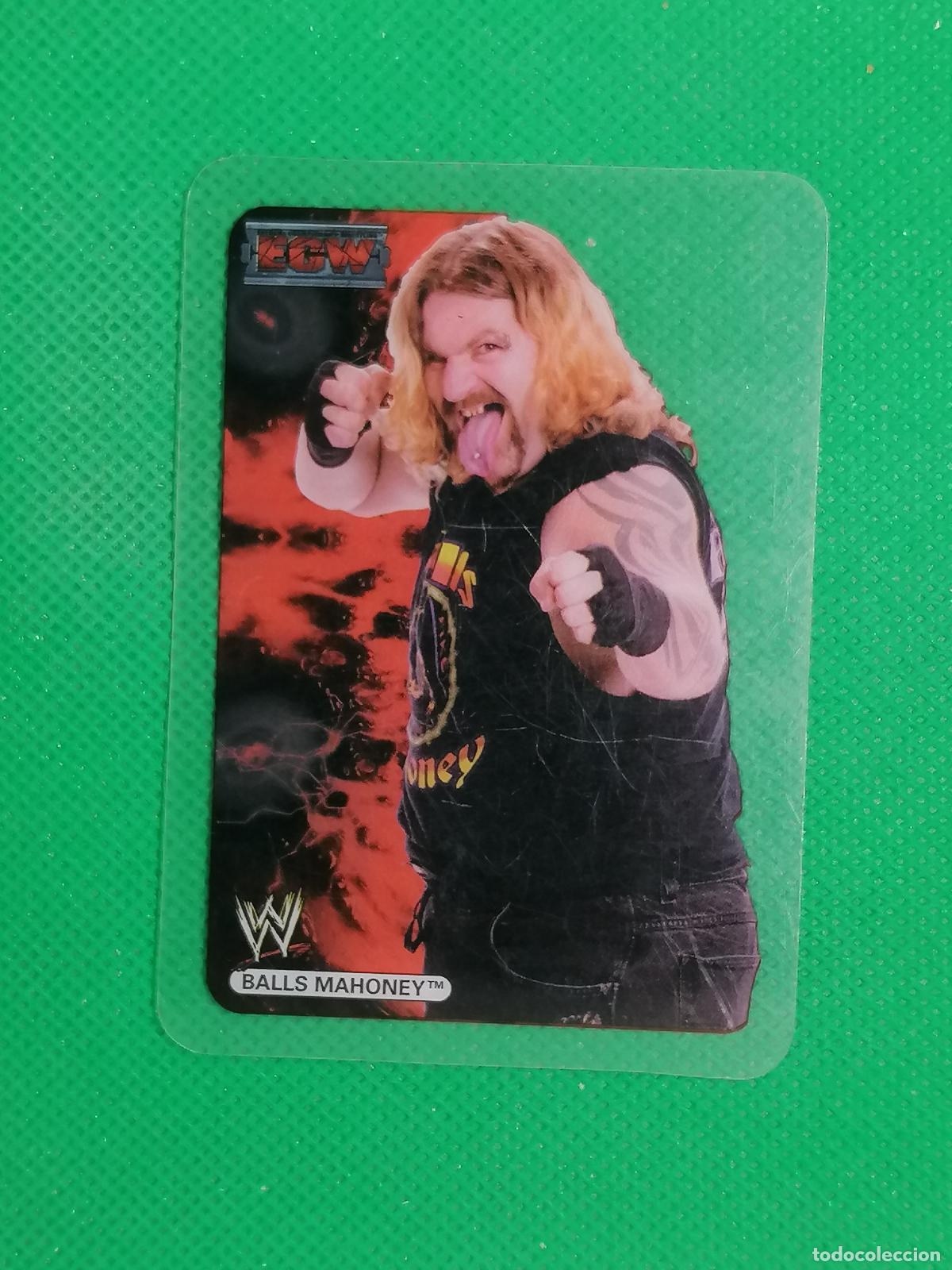 Cromos de f&uacute;tbol: 67 BALLS MAHONEY LAMINCARDS ⚜️ WORLD WRESTLING NEW EDITION EDIBAS MUNDICROMO 07 2007 ⚜️