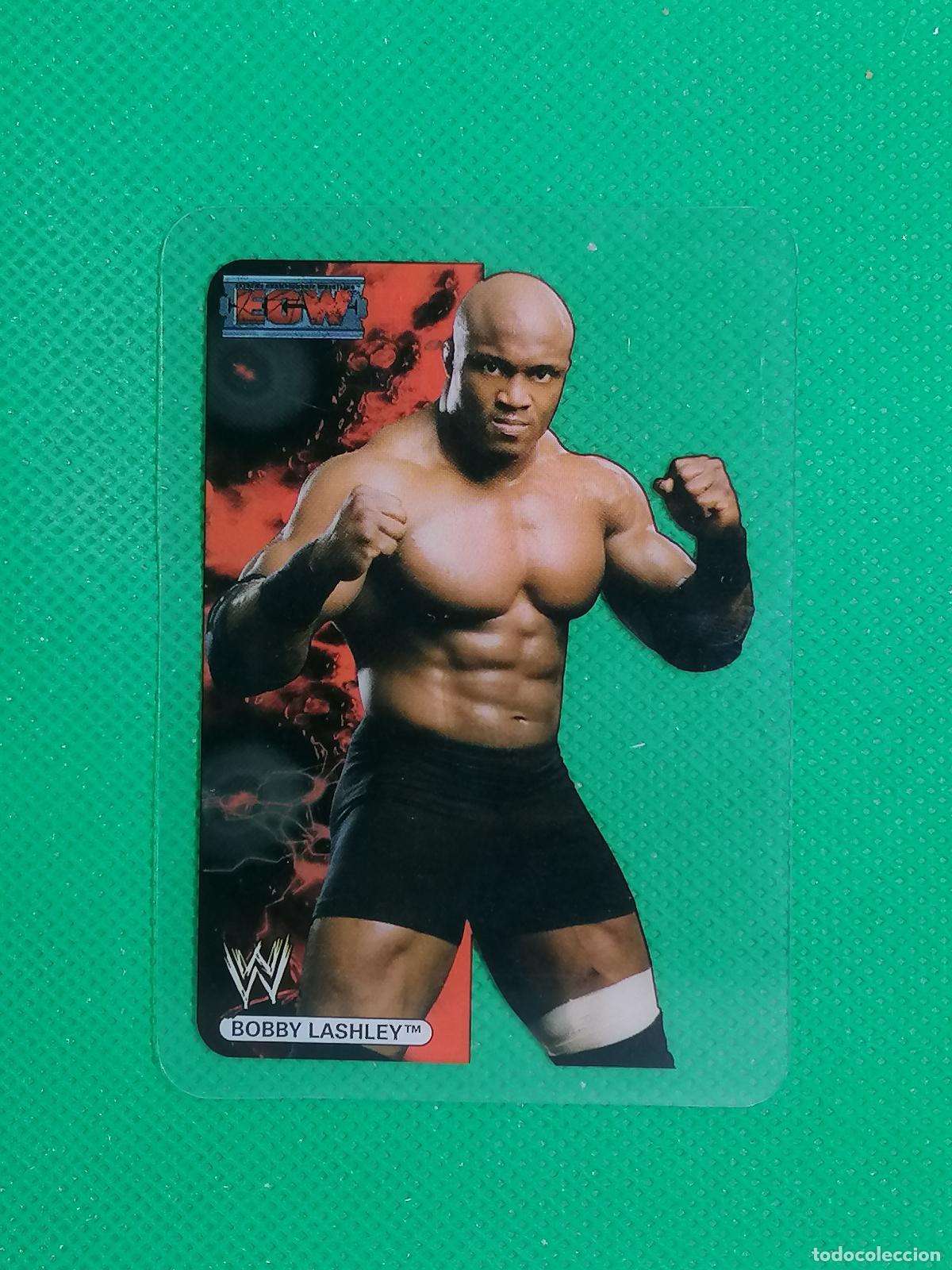 Cromos de f&uacute;tbol: 68 BOBBY LASHLEY LAMINCARDS ⚜️ WORLD WRESTLING NEW EDITION EDIBAS MUNDICROMO 07 2007 ⚜️
