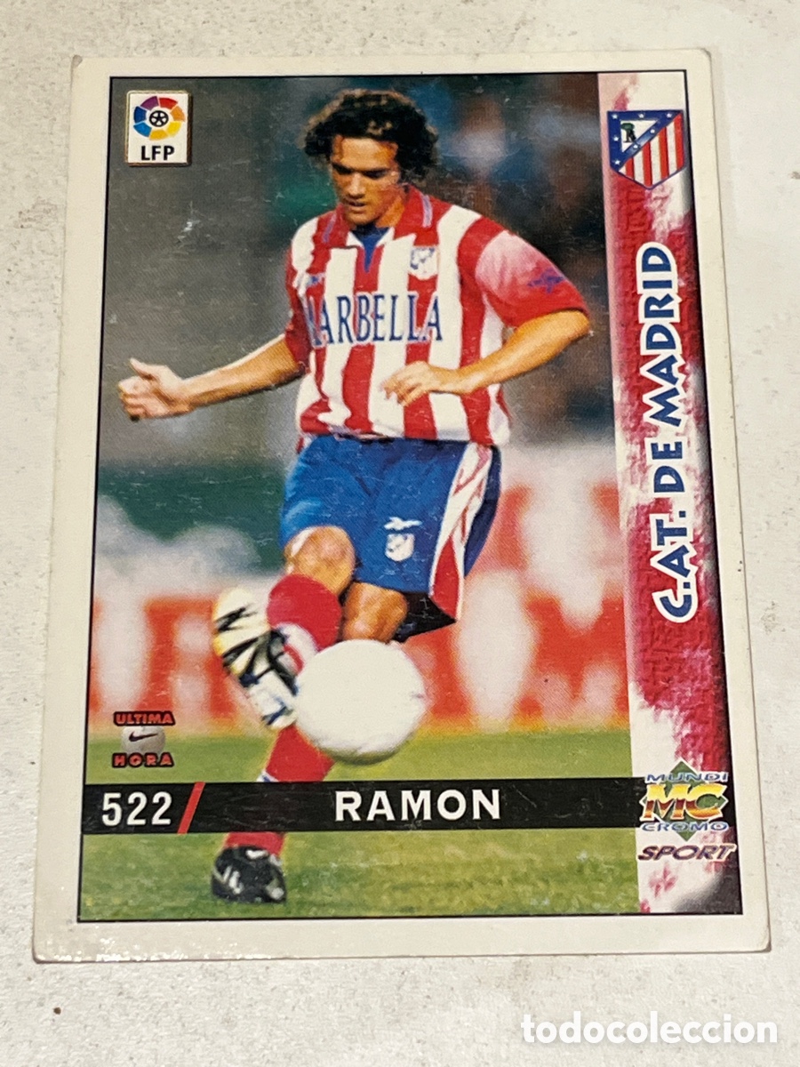 Cromos de f&uacute;tbol: Cromo Mundi Cromo Sport N&deg;522 Ramon C. AT de Madrid Liga 98-99