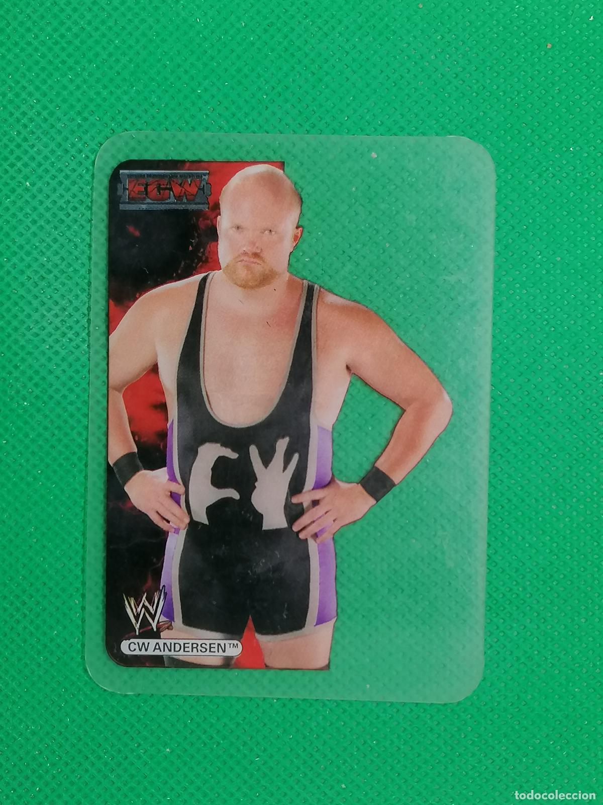Cromos de f&uacute;tbol: 69 CW ANDERSEN LAMINCARDS ⚜️ WORLD WRESTLING NEW EDITION EDIBAS MUNDICROMO 07 2007 ⚜️