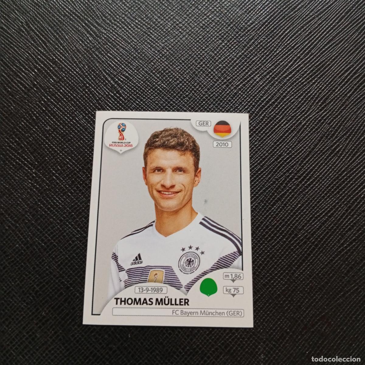 Cromos de Futebol: 450 THOMAS MULLER ALEMANIA PANINI MUNDIAL RUSIA 2018 CROMO FUTBOL 18 - SIN PEGAR - CJ2