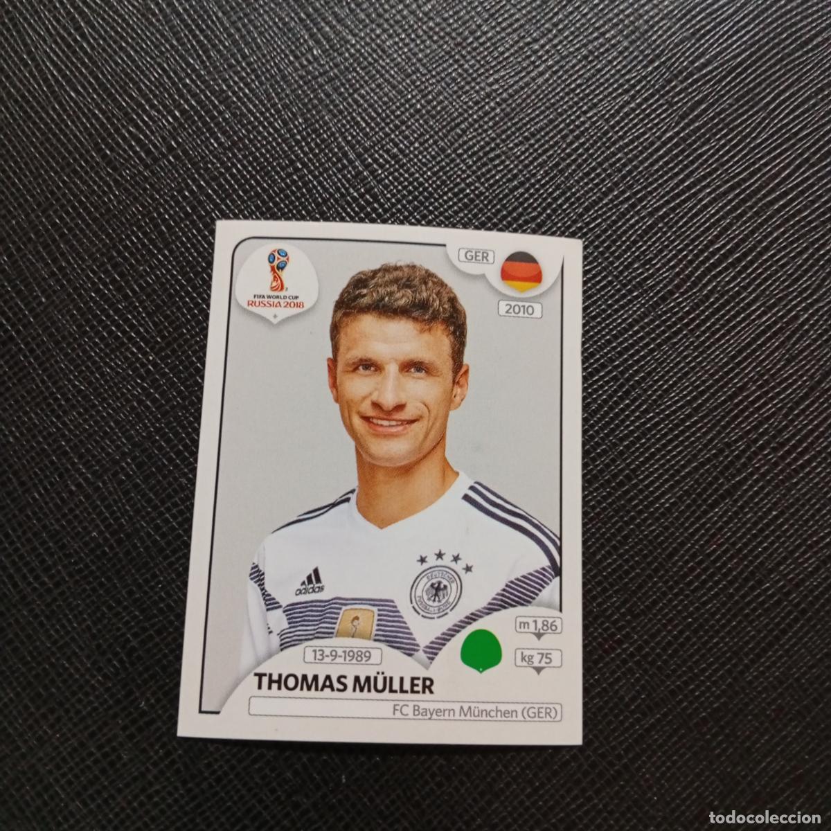 Cromos de Futebol: 450 THOMAS MULLER ALEMANIA PANINI MUNDIAL RUSIA 2018 CROMO FUTBOL 18 - SIN PEGAR - CJ2