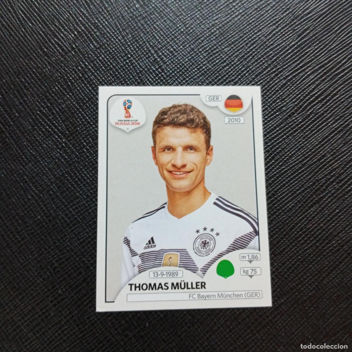 Cromos de f&uacute;tbol: 450 THOMAS MULLER ALEMANIA PANINI MUNDIAL RUSIA 2018 CROMO FUTBOL 18 - SIN PEGAR - CJ2 ...