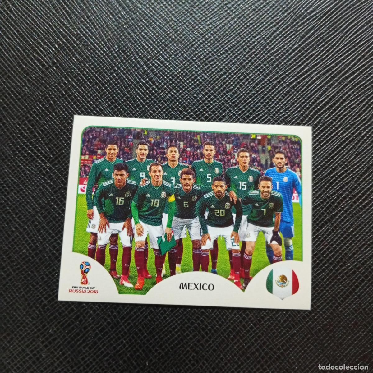 Cromos de f&uacute;tbol: 453 ALINEACION MEXICO PANINI MUNDIAL RUSIA 2018 CROMO FUTBOL 18 - SIN PEGAR - CJ2