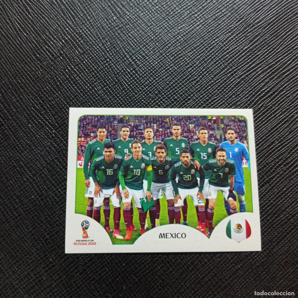 Cromos de f&uacute;tbol: 453 ALINEACION MEXICO PANINI MUNDIAL RUSIA 2018 CROMO FUTBOL 18 - SIN PEGAR - CJ2