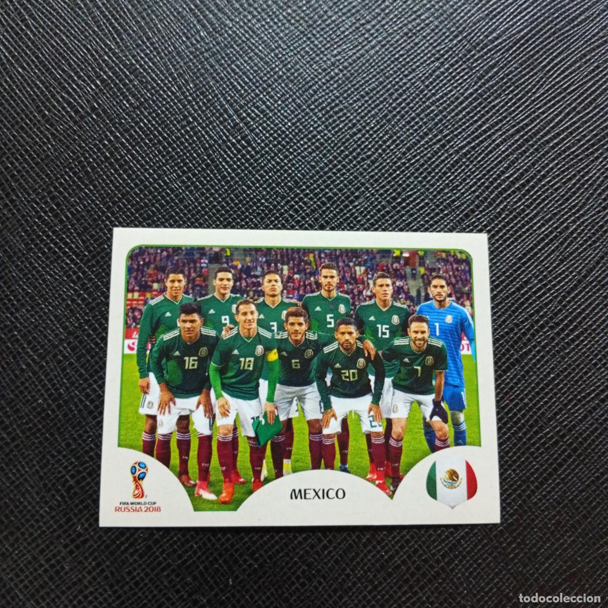 Cromos de f&uacute;tbol: 453 ALINEACION MEXICO PANINI MUNDIAL RUSIA 2018 CROMO FUTBOL 18 - SIN PEGAR - CJ2
