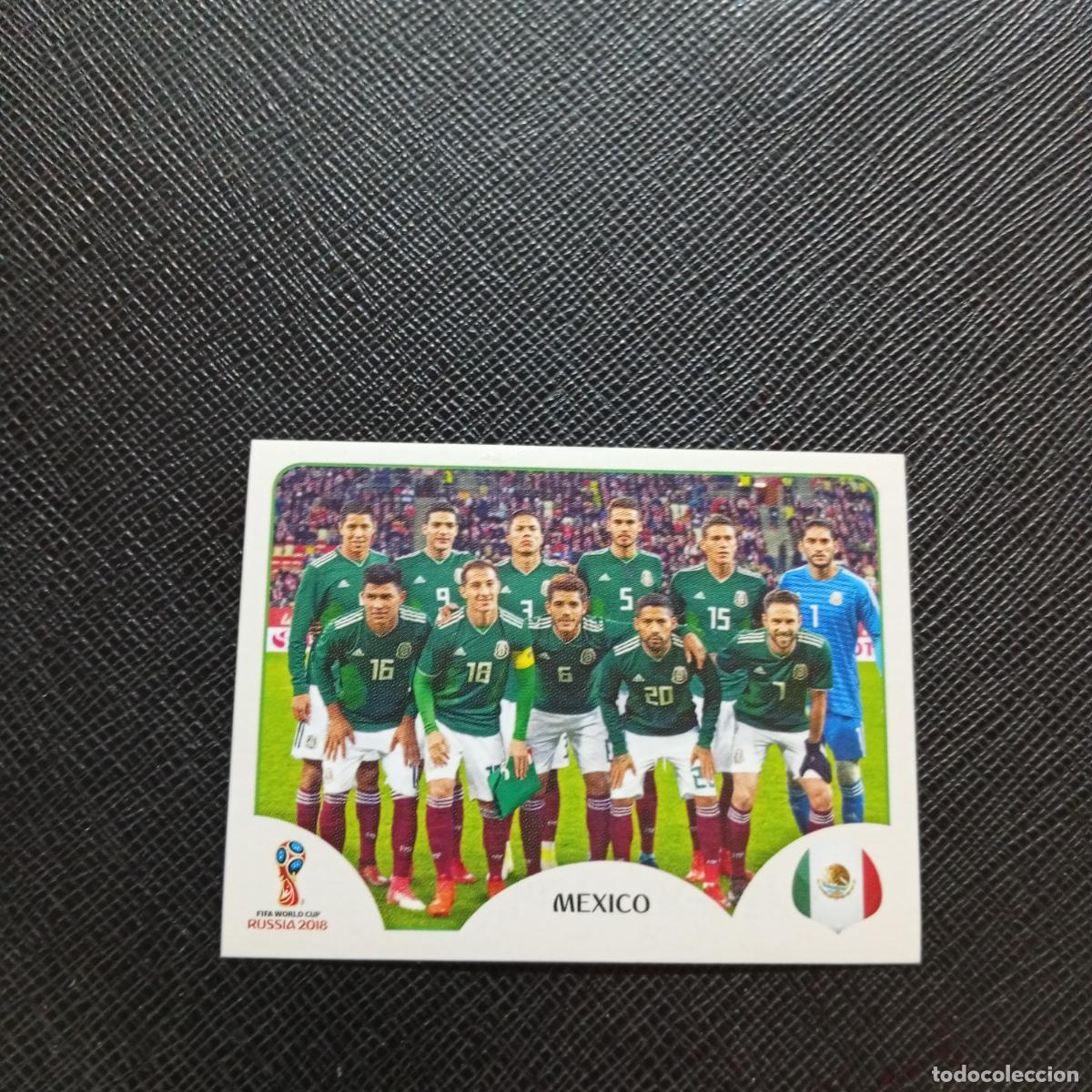 Cromos de f&uacute;tbol: 453 ALINEACION MEXICO PANINI MUNDIAL RUSIA 2018 CROMO FUTBOL 18 - SIN PEGAR - CJ2 .