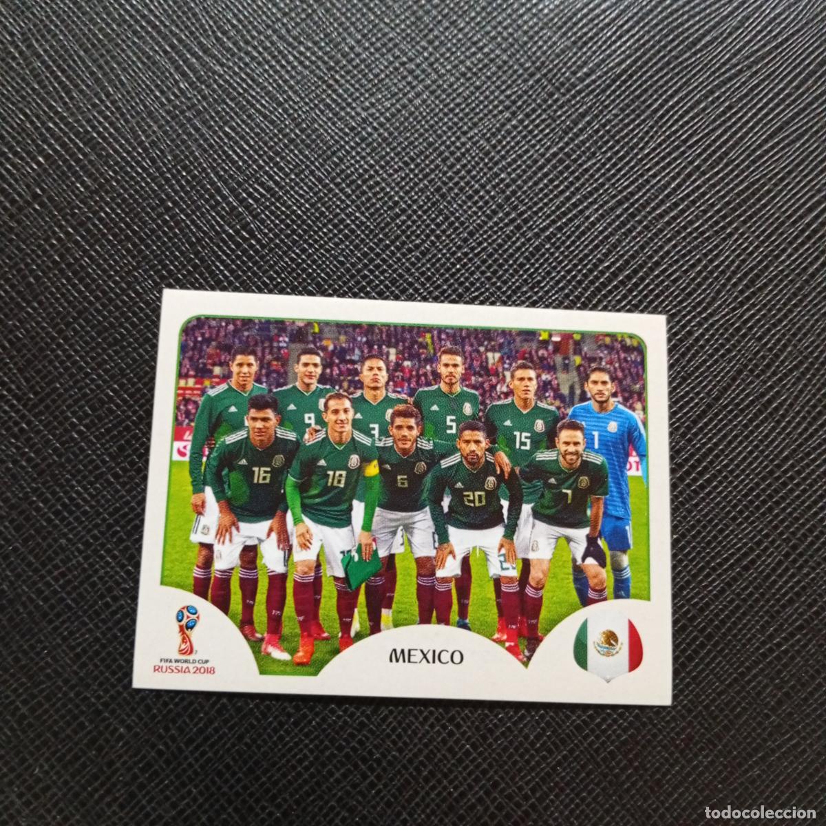 Cromos de f&uacute;tbol: 453 ALINEACION MEXICO PANINI MUNDIAL RUSIA 2018 CROMO FUTBOL 18 - SIN PEGAR - CJ2 .