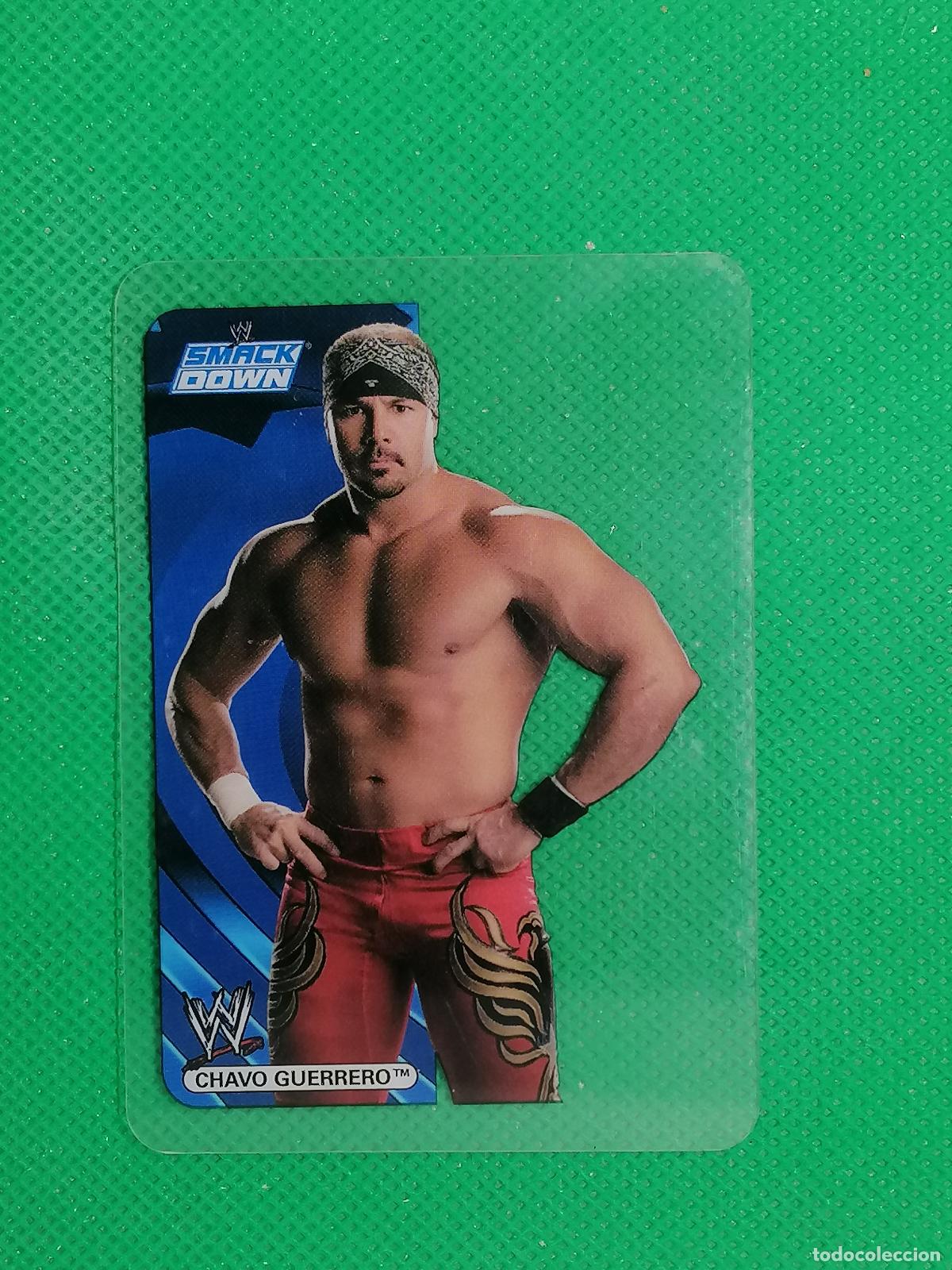 Cromos de f&uacute;tbol: 5 CHAVO GUERRERO LAMINCARDS ⚜️ WORLD WRESTLING NEW EDITION EDIBAS MUNDICROMO 07 2007 ⚜️