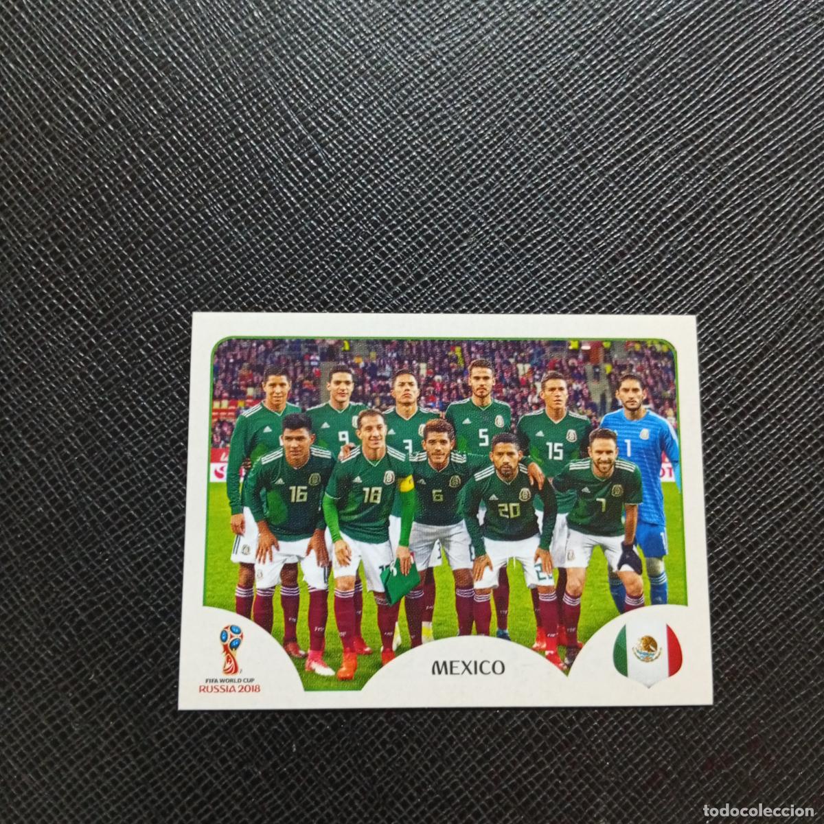 Cromos de f&uacute;tbol: 453 ALINEACION MEXICO PANINI MUNDIAL RUSIA 2018 CROMO FUTBOL 18 - SIN PEGAR - CJ2 ..