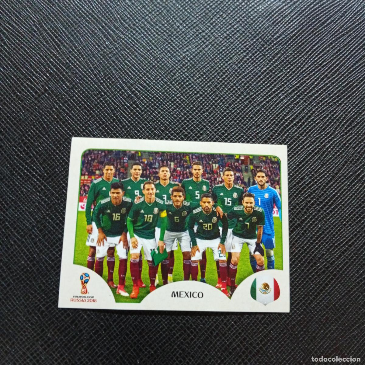 Cromos de f&uacute;tbol: 453 ALINEACION MEXICO PANINI MUNDIAL RUSIA 2018 CROMO FUTBOL 18 - SIN PEGAR - CJ2 ..
