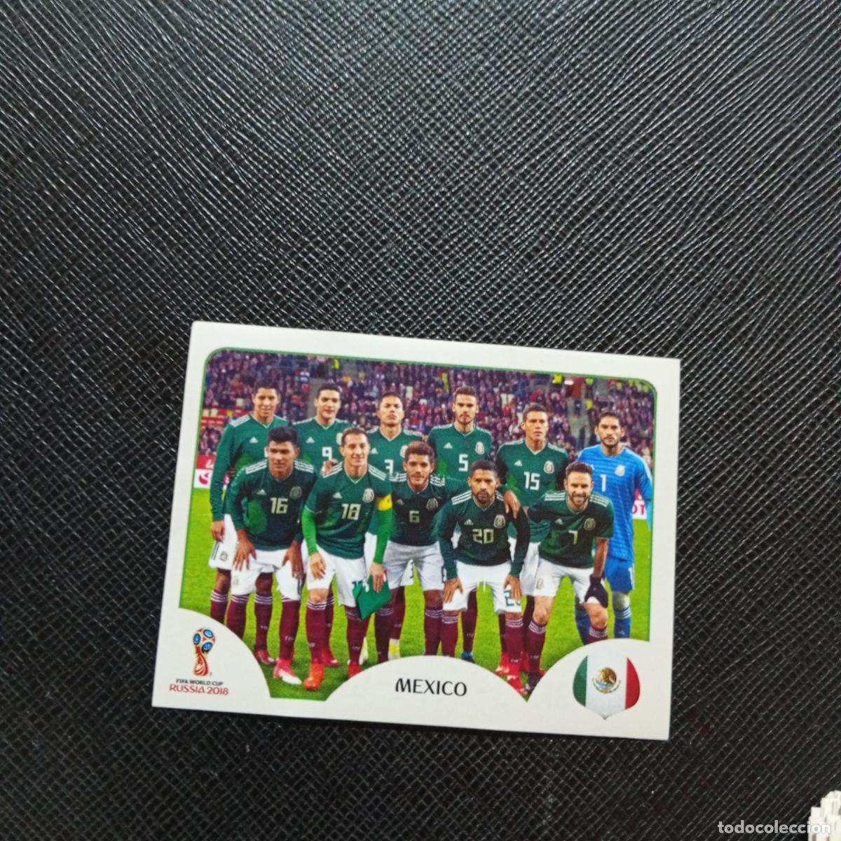 Cromos de f&uacute;tbol: 453 ALINEACION MEXICO PANINI MUNDIAL RUSIA 2018 CROMO FUTBOL 18 - SIN PEGAR - CJ2 ...