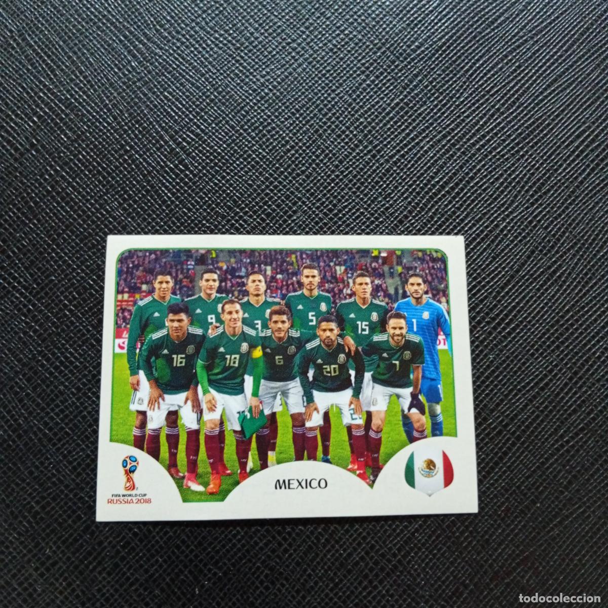 Cromos de f&uacute;tbol: 453 ALINEACION MEXICO PANINI MUNDIAL RUSIA 2018 CROMO FUTBOL 18 - SIN PEGAR - CJ2 ....