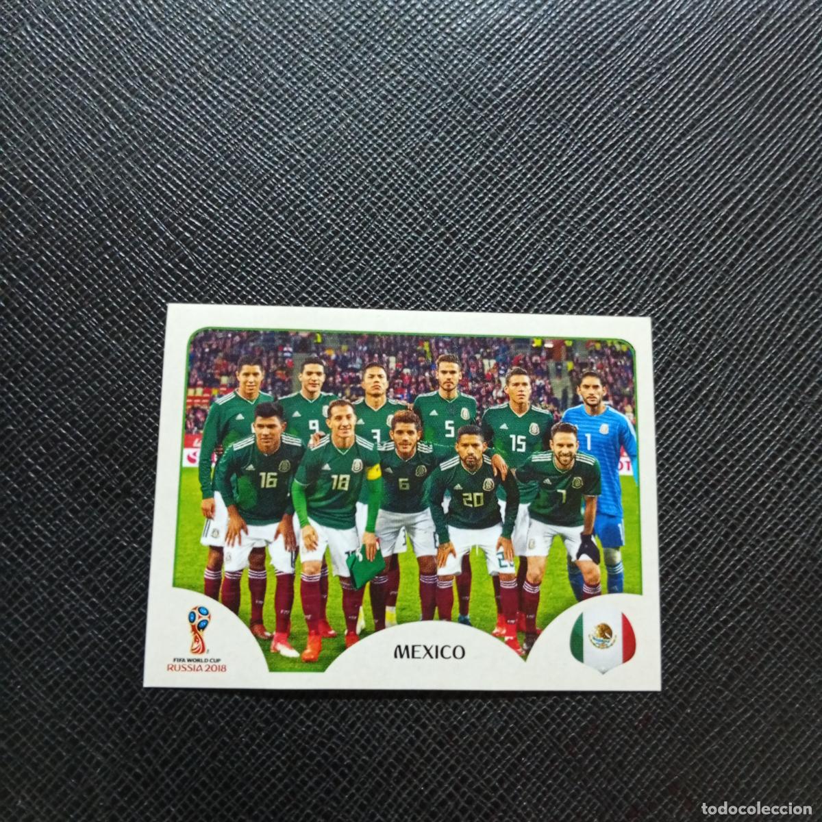 Cromos de f&uacute;tbol: 453 ALINEACION MEXICO PANINI MUNDIAL RUSIA 2018 CROMO FUTBOL 18 - SIN PEGAR - CJ2 ....