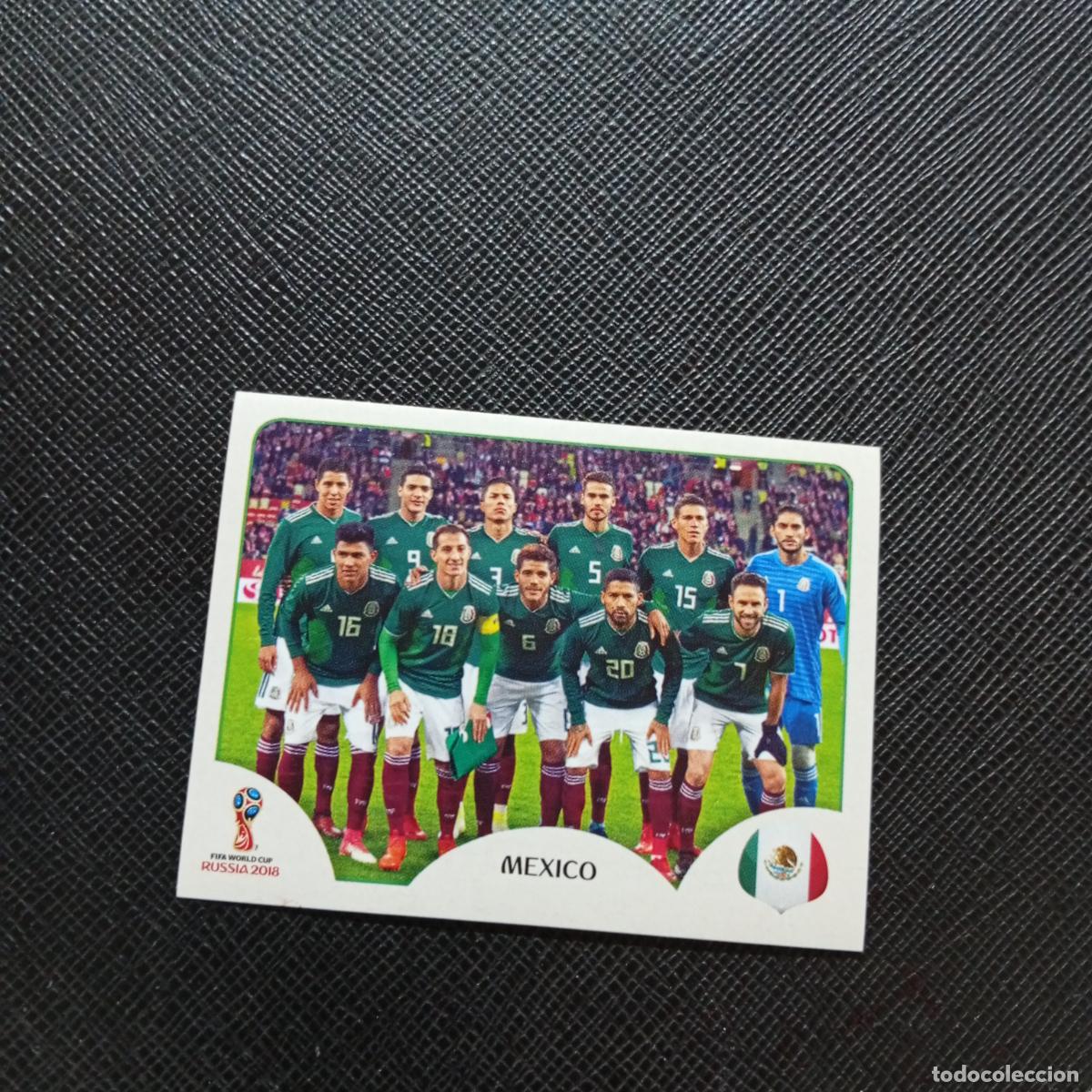Cromos de f&uacute;tbol: 453 ALINEACION MEXICO PANINI MUNDIAL RUSIA 2018 CROMO FUTBOL 18 - SIN PEGAR - CJ2 .....