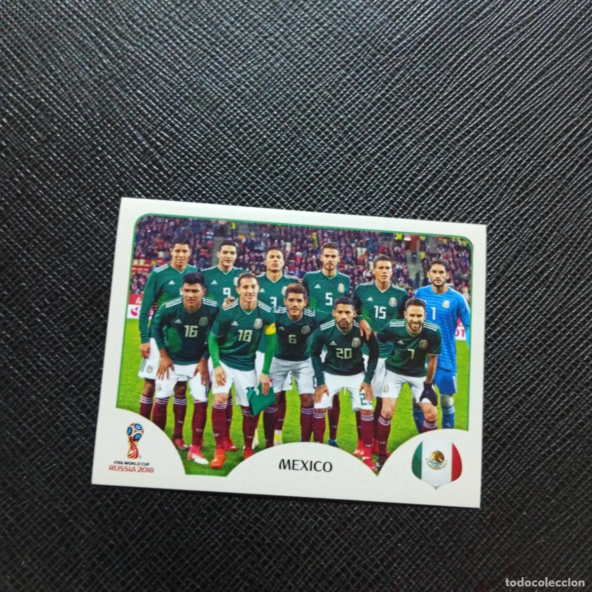 Cromos de f&uacute;tbol: 453 ALINEACION MEXICO PANINI MUNDIAL RUSIA 2018 CROMO FUTBOL 18 - SIN PEGAR - CJ2 ......
