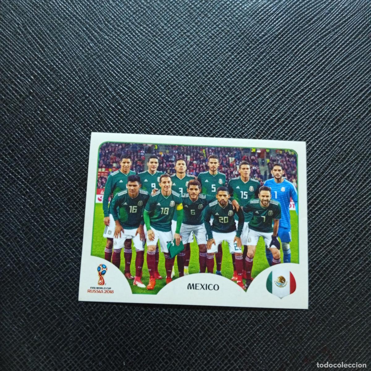 Fu&szlig;ball-Sticker: 453 ALINEACION MEXICO PANINI MUNDIAL RUSIA 2018 CROMO FUTBOL 18 - SIN PEGAR - CJ2 ......