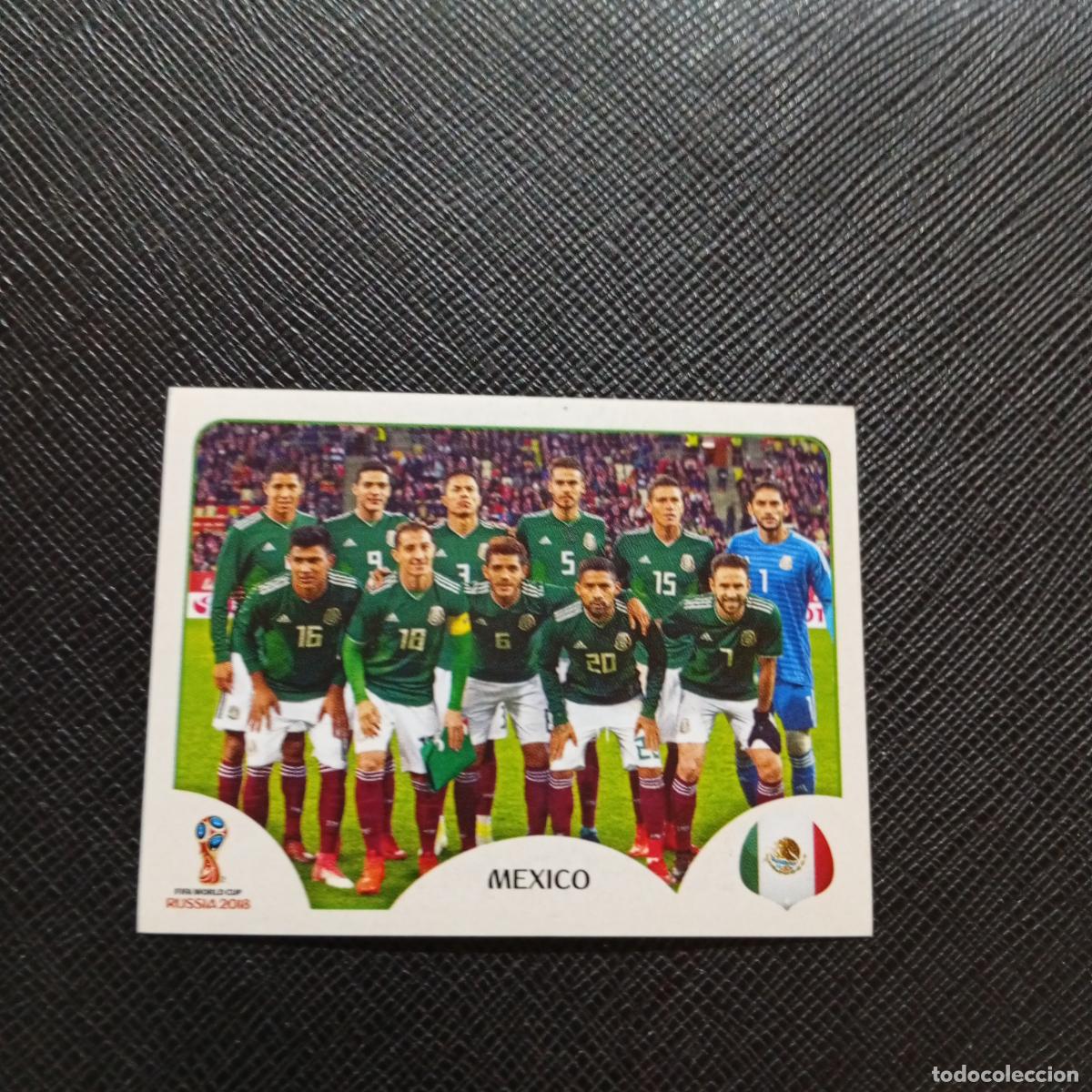 Fu&szlig;ball-Sticker: 453 ALINEACION MEXICO PANINI MUNDIAL RUSIA 2018 CROMO FUTBOL 18 - SIN PEGAR - CJ2 .......