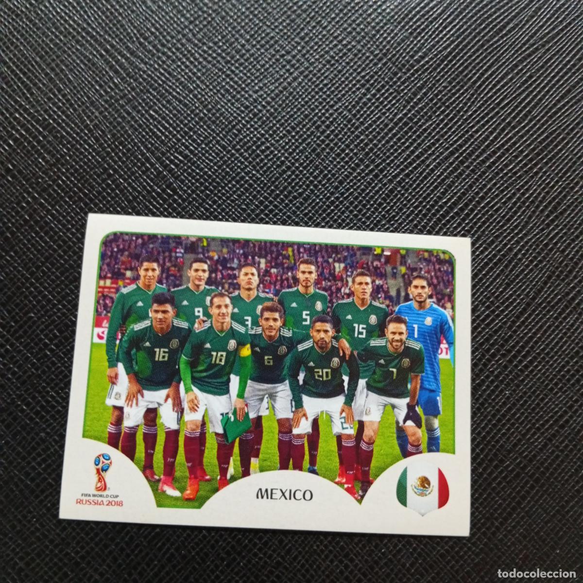 Fu&szlig;ball-Sticker: 453 ALINEACION MEXICO PANINI MUNDIAL RUSIA 2018 CROMO FUTBOL 18 - SIN PEGAR - CJ2 .......