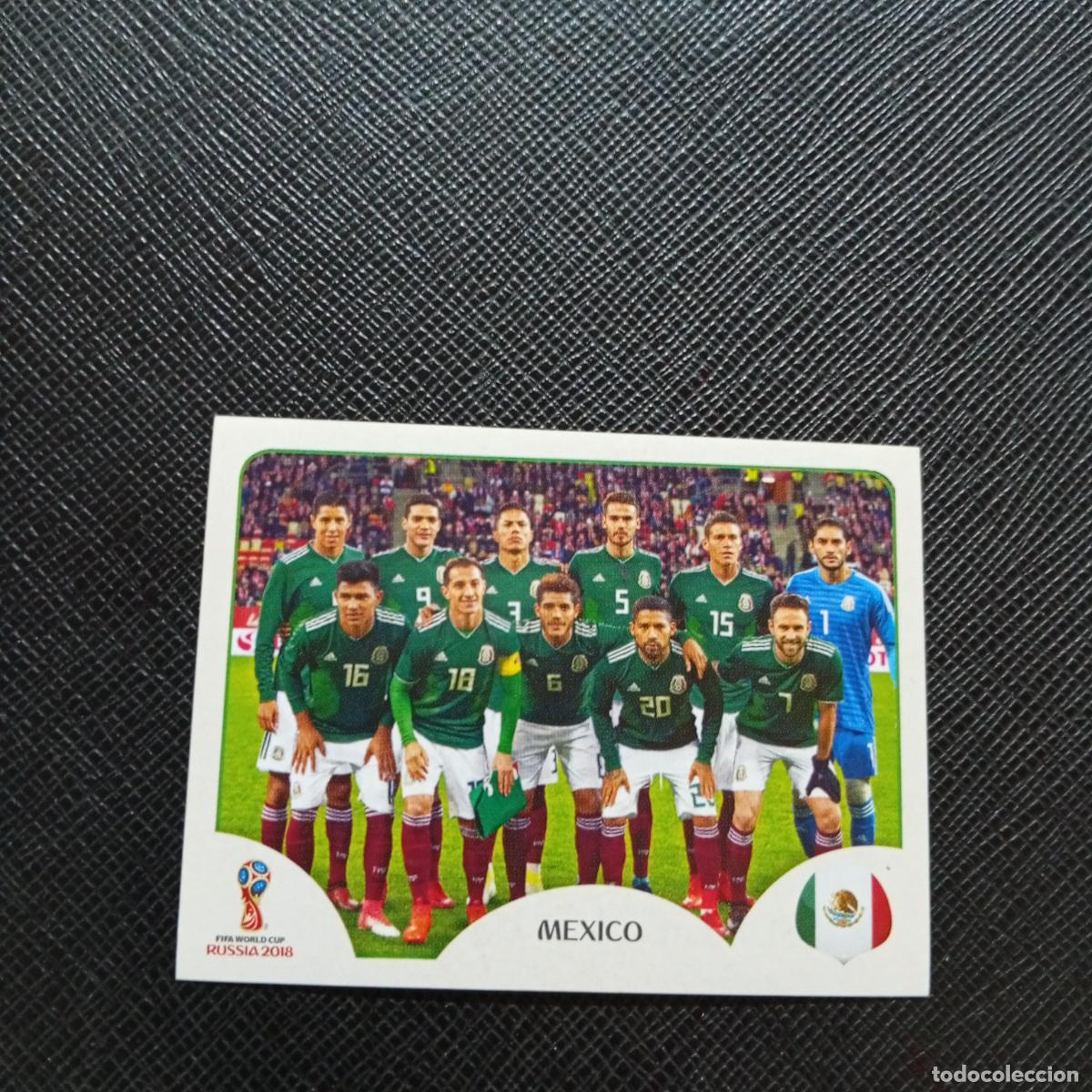 Fu&szlig;ball-Sticker: 453 ALINEACION MEXICO PANINI MUNDIAL RUSIA 2018 CROMO FUTBOL 18 - SIN PEGAR - CJ2 ........