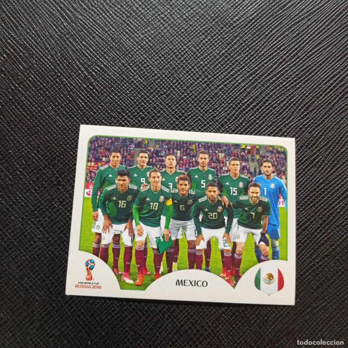 Fu&szlig;ball-Sticker: 453 ALINEACION MEXICO PANINI MUNDIAL RUSIA 2018 CROMO FUTBOL 18 - SIN PEGAR - CJ2 ........