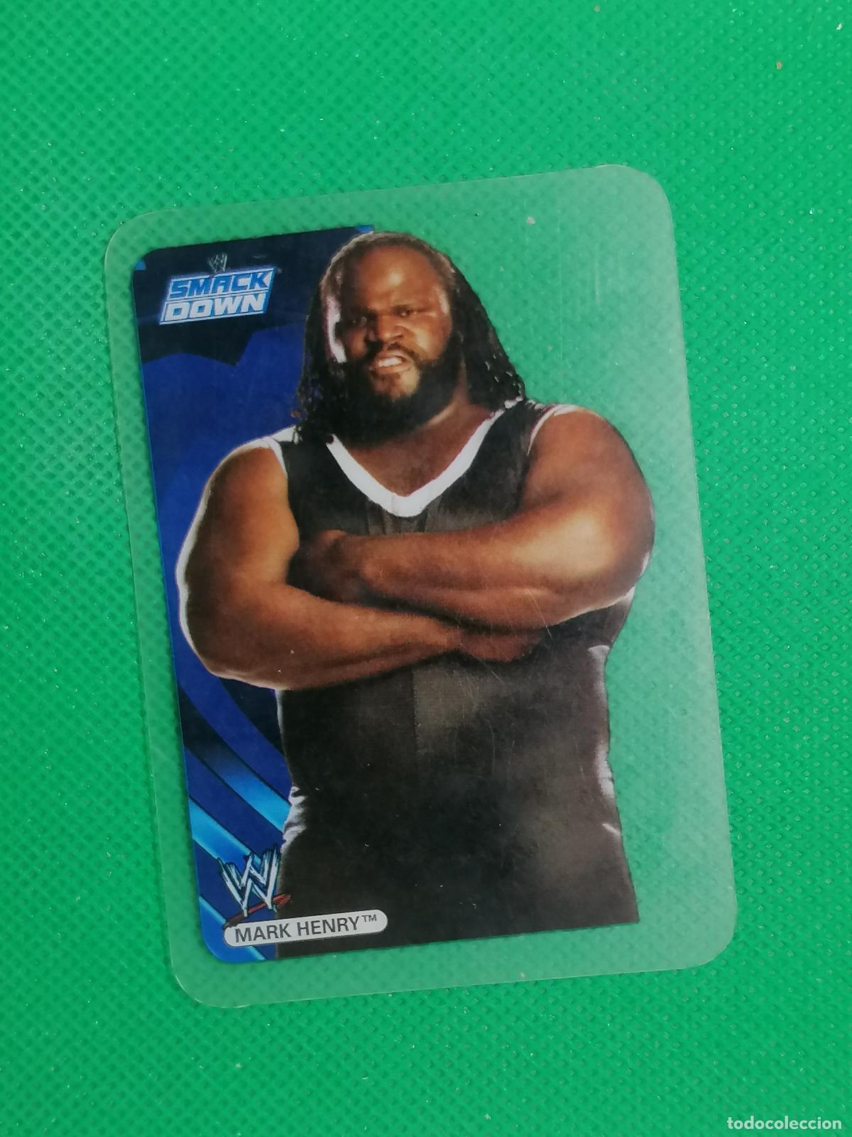 Fu&szlig;ball-Sticker: 18 MARK HENRY LAMINCARDS ⚜️ WORLD WRESTLING NEW EDITION EDIBAS MUNDICROMO 07 2007 ⚜️