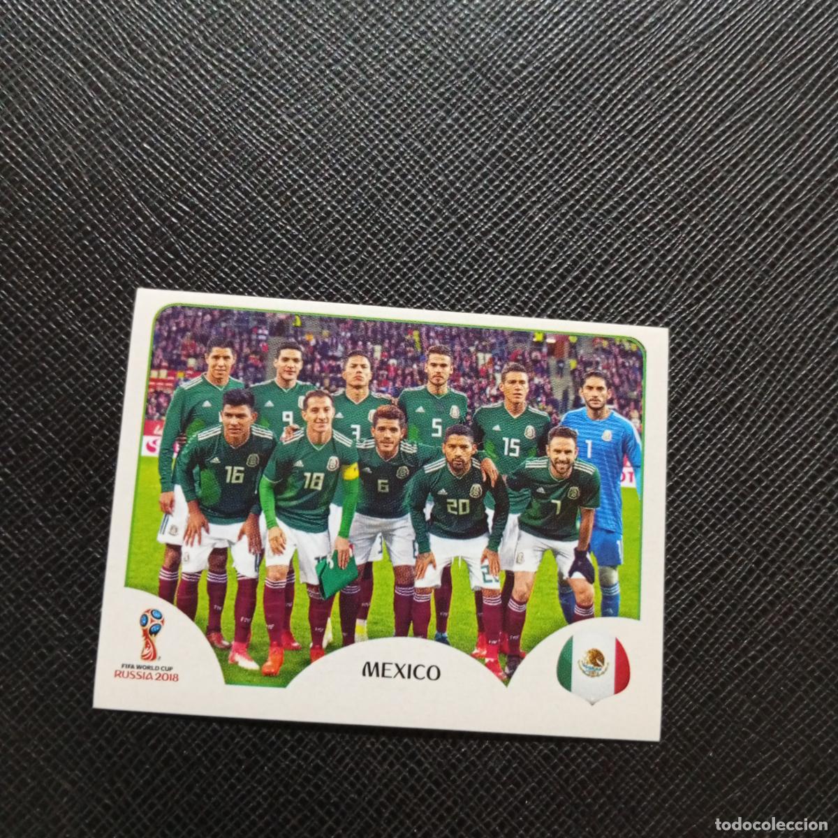 Fu&szlig;ball-Sticker: 453 ALINEACION MEXICO PANINI MUNDIAL RUSIA 2018 CROMO FUTBOL 18 - SIN PEGAR - CJ2 .........