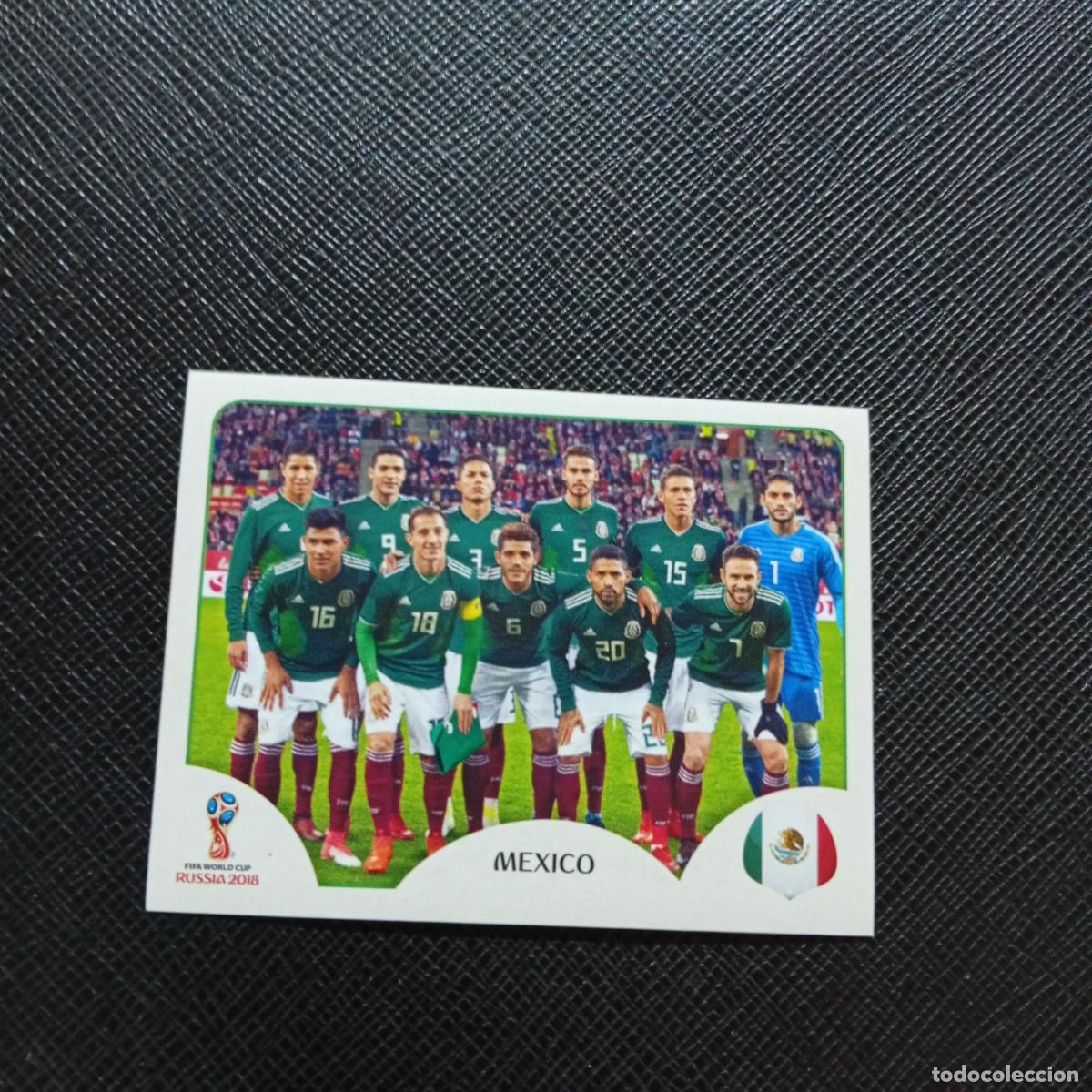 Fu&szlig;ball-Sticker: 453 ALINEACION MEXICO PANINI MUNDIAL RUSIA 2018 CROMO FUTBOL 18 - SIN PEGAR - CJ2 .........