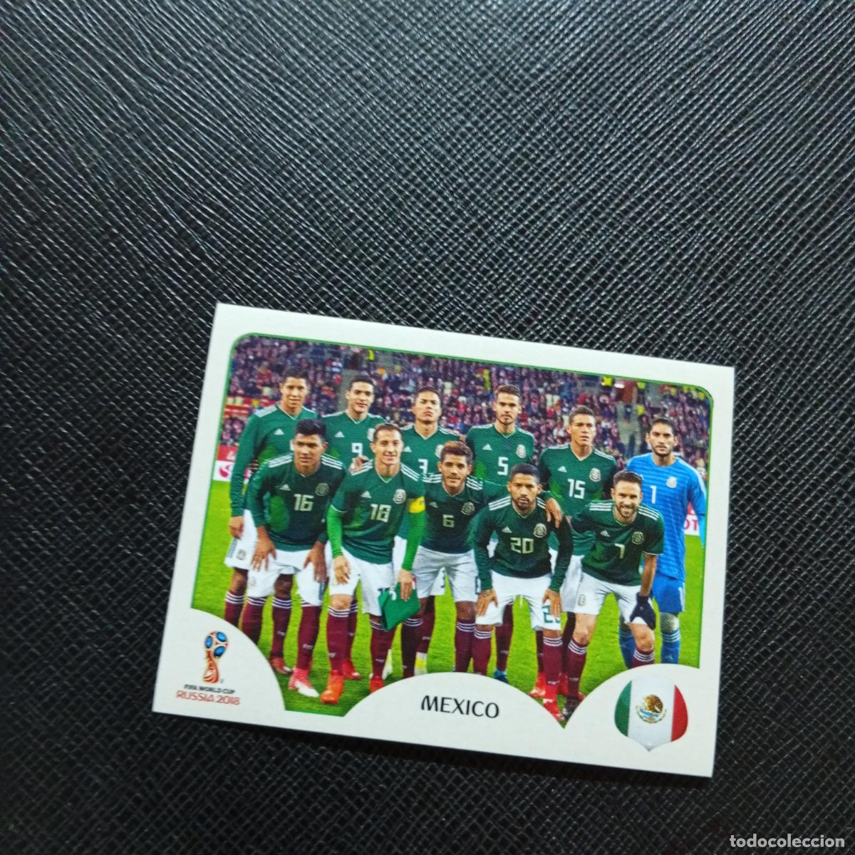 Fu&szlig;ball-Sticker: 453 ALINEACION MEXICO PANINI MUNDIAL RUSIA 2018 CROMO FUTBOL 18 - SIN PEGAR - CJ2 ..........