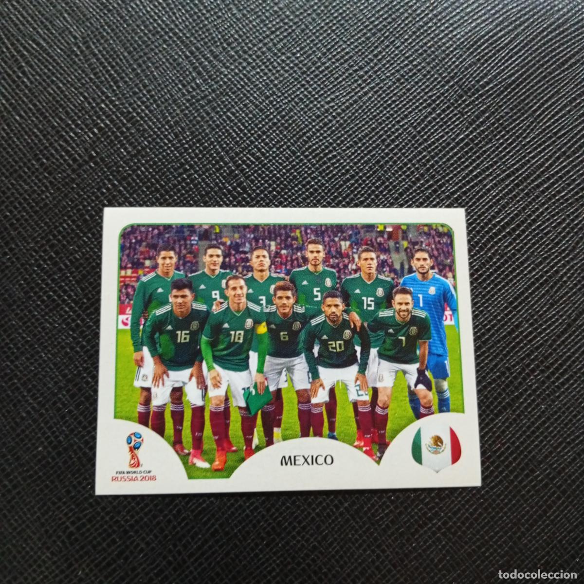 Fu&szlig;ball-Sticker: 453 ALINEACION MEXICO PANINI MUNDIAL RUSIA 2018 CROMO FUTBOL 18 - SIN PEGAR - CJ2 ..........