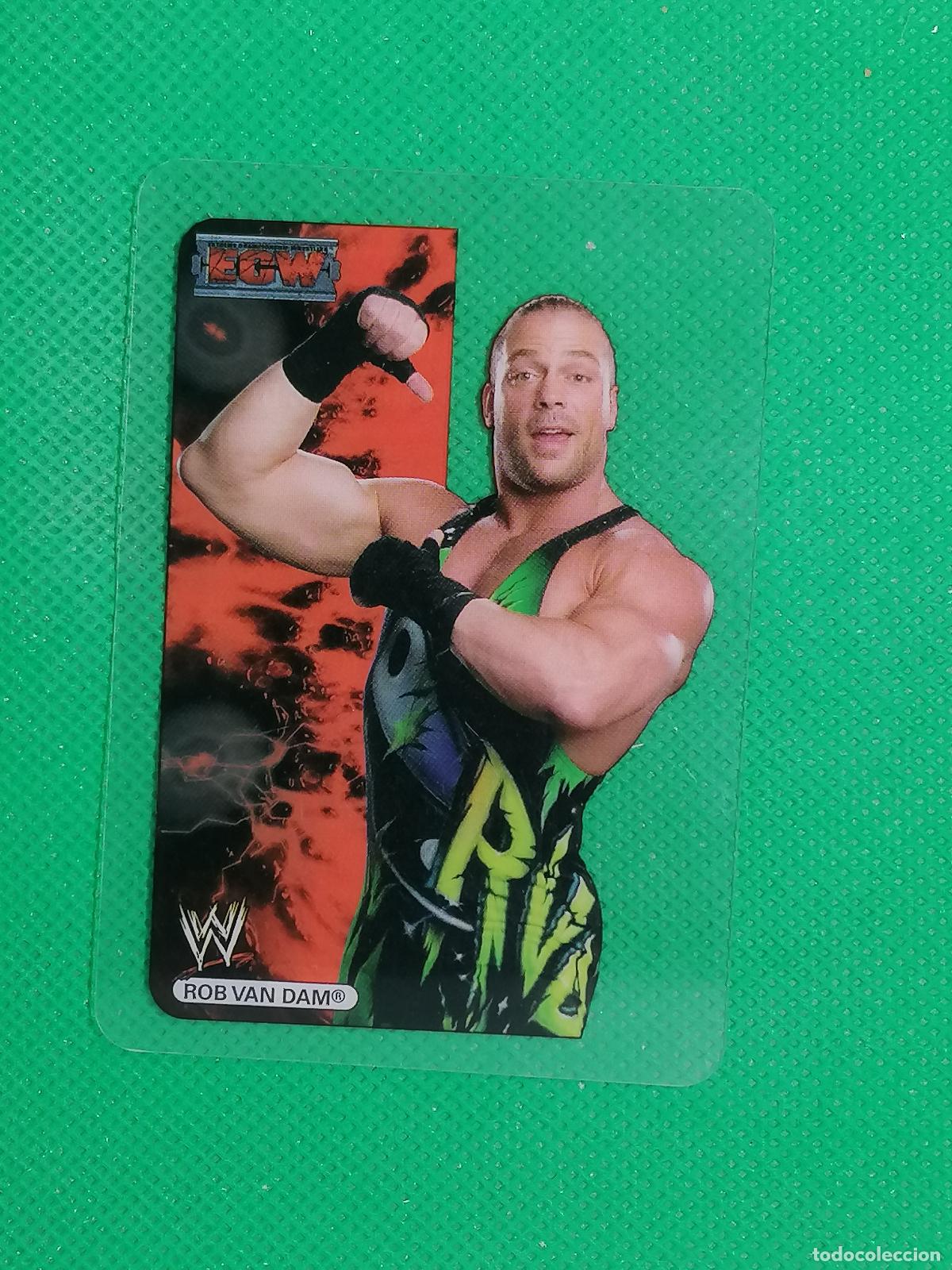 Football Stickers: 76 ROB VAN DAM LAMINCARDS ⚜️ WORLD WRESTLING NEW EDITION EDIBAS MUNDICROMO 07 2007 ⚜️