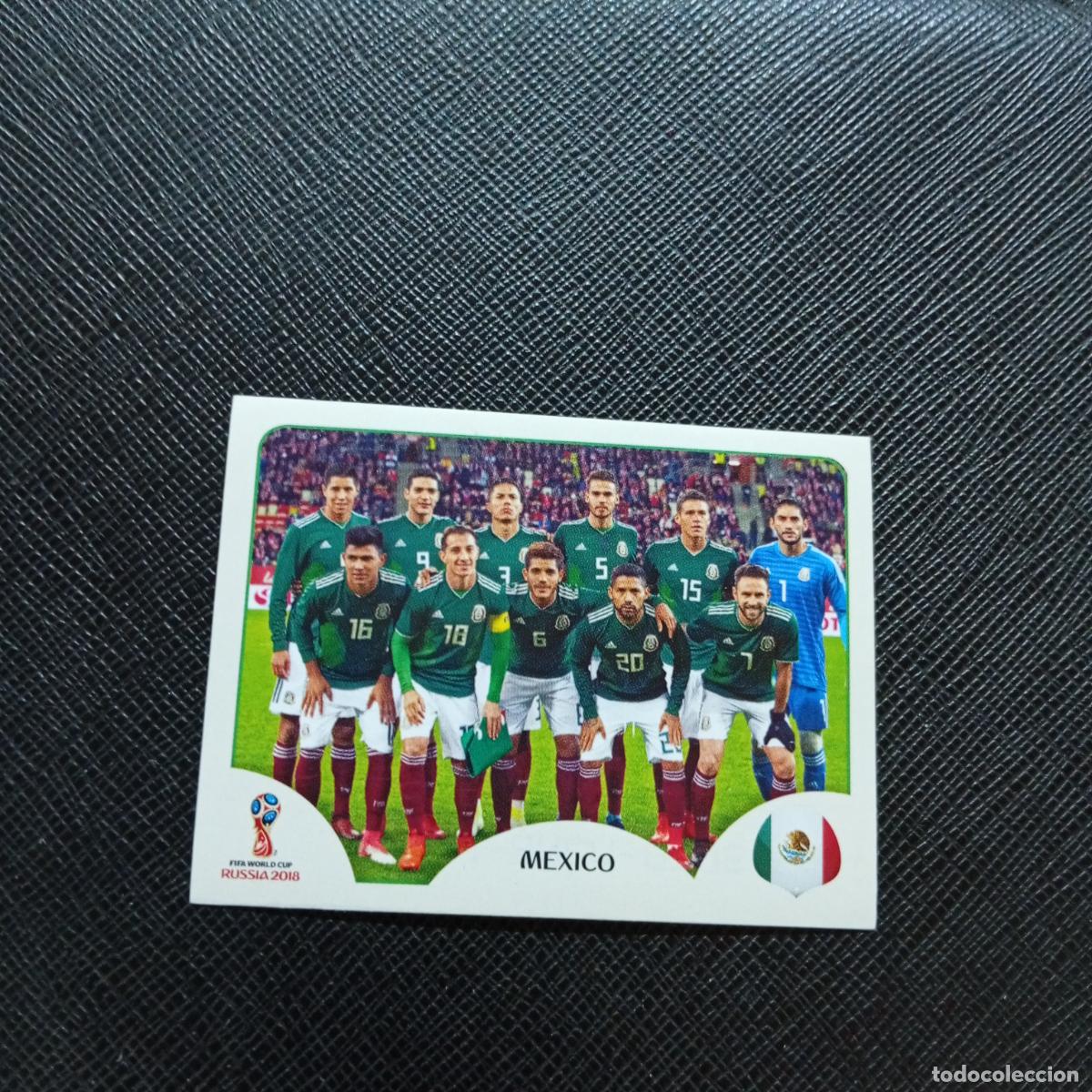 Football Stickers: 453 ALINEACION MEXICO PANINI MUNDIAL RUSIA 2018 CROMO FUTBOL 18 - SIN PEGAR - CJ2 ...........