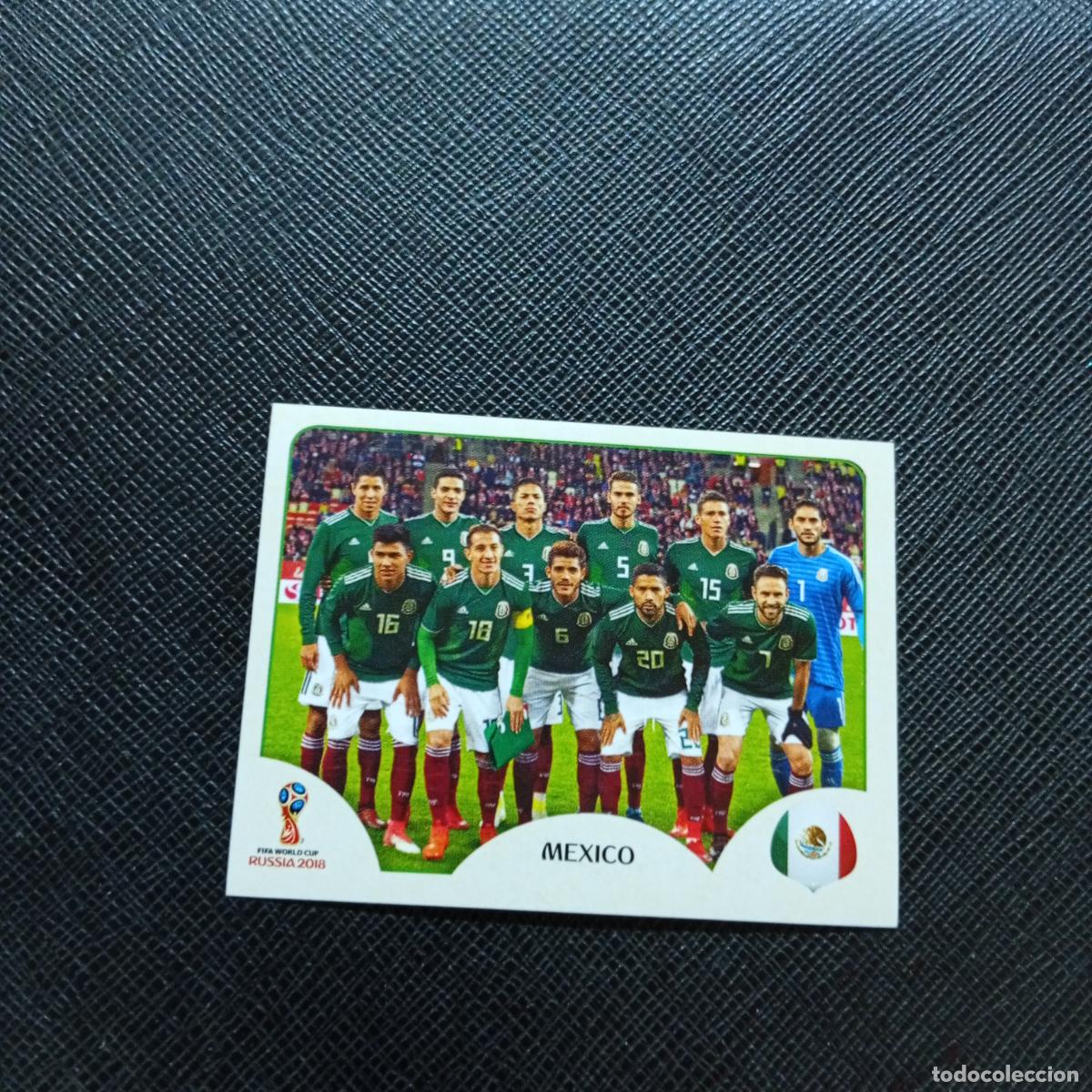 Football Stickers: 453 ALINEACION MEXICO PANINI MUNDIAL RUSIA 2018 CROMO FUTBOL 18 - SIN PEGAR - CJ2 ...........