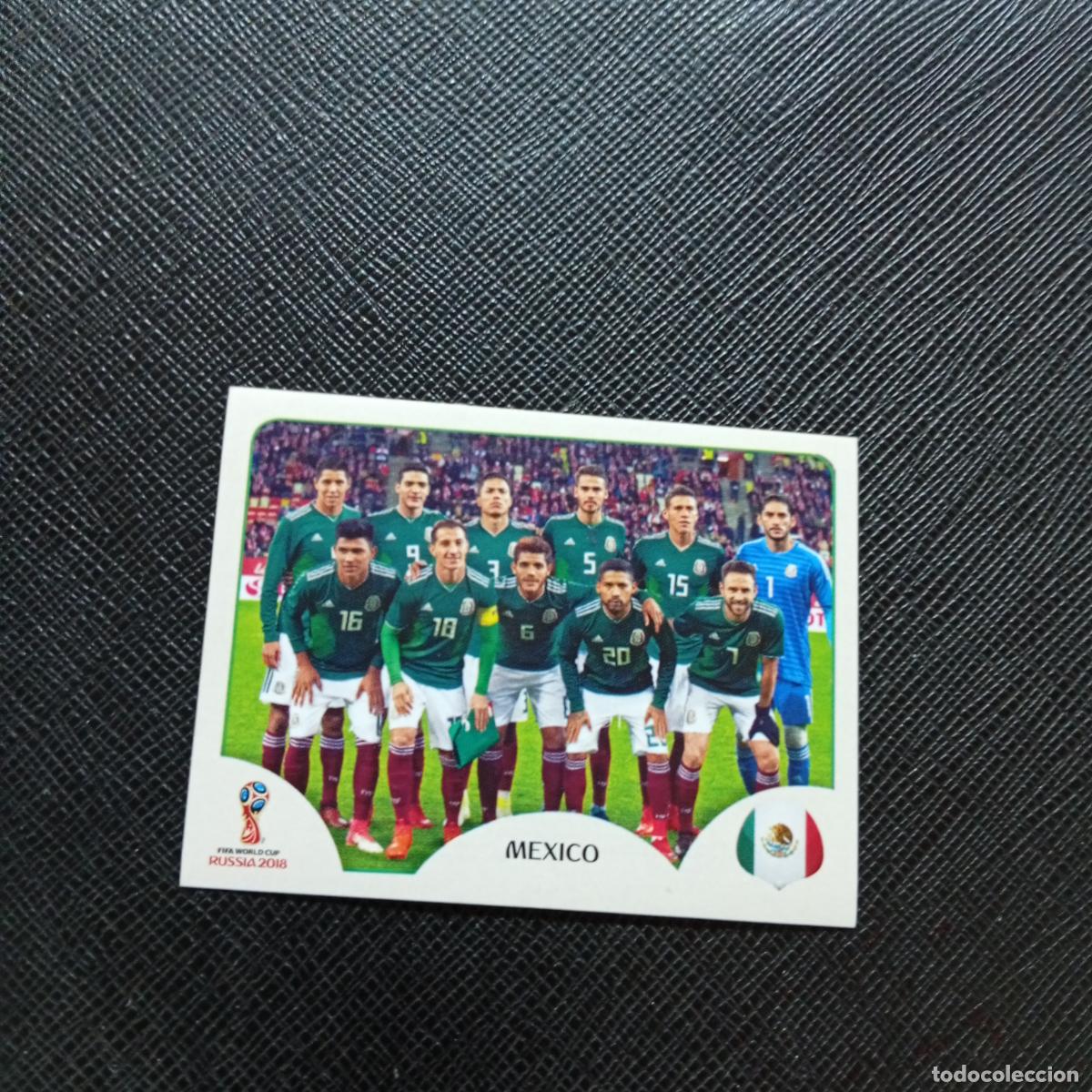 Football Stickers: 453 ALINEACION MEXICO PANINI MUNDIAL RUSIA 2018 CROMO FUTBOL 18 - SIN PEGAR - CJ2 ...........