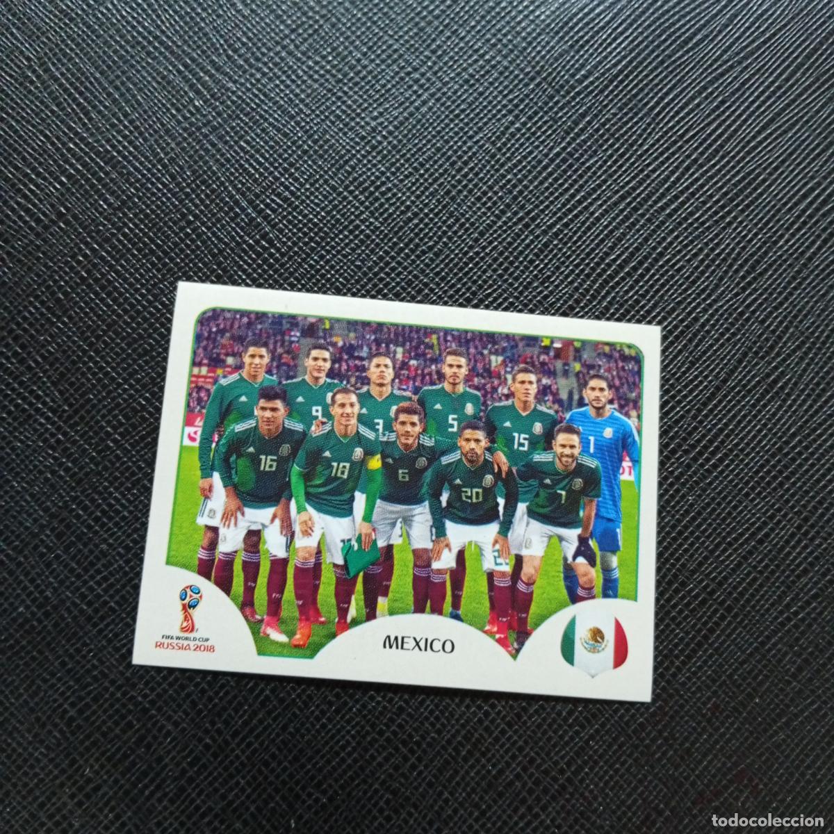 Football Stickers: 453 ALINEACION MEXICO PANINI MUNDIAL RUSIA 2018 CROMO FUTBOL 18 - SIN PEGAR - CJ2 ............