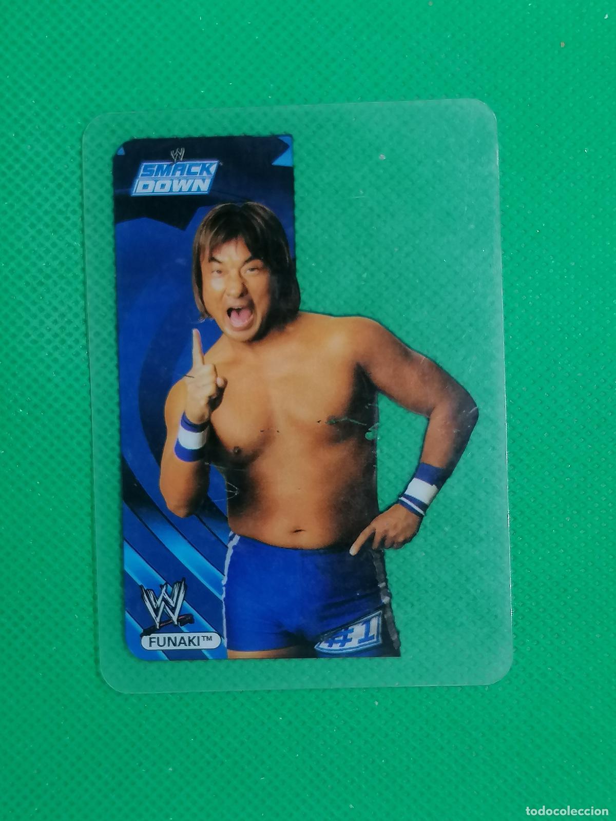 Football Stickers: 6 FUNAKI LAMINCARDS ⚜️ WORLD WRESTLING NEW EDITION EDIBAS MUNDICROMO 07 2007 ⚜️